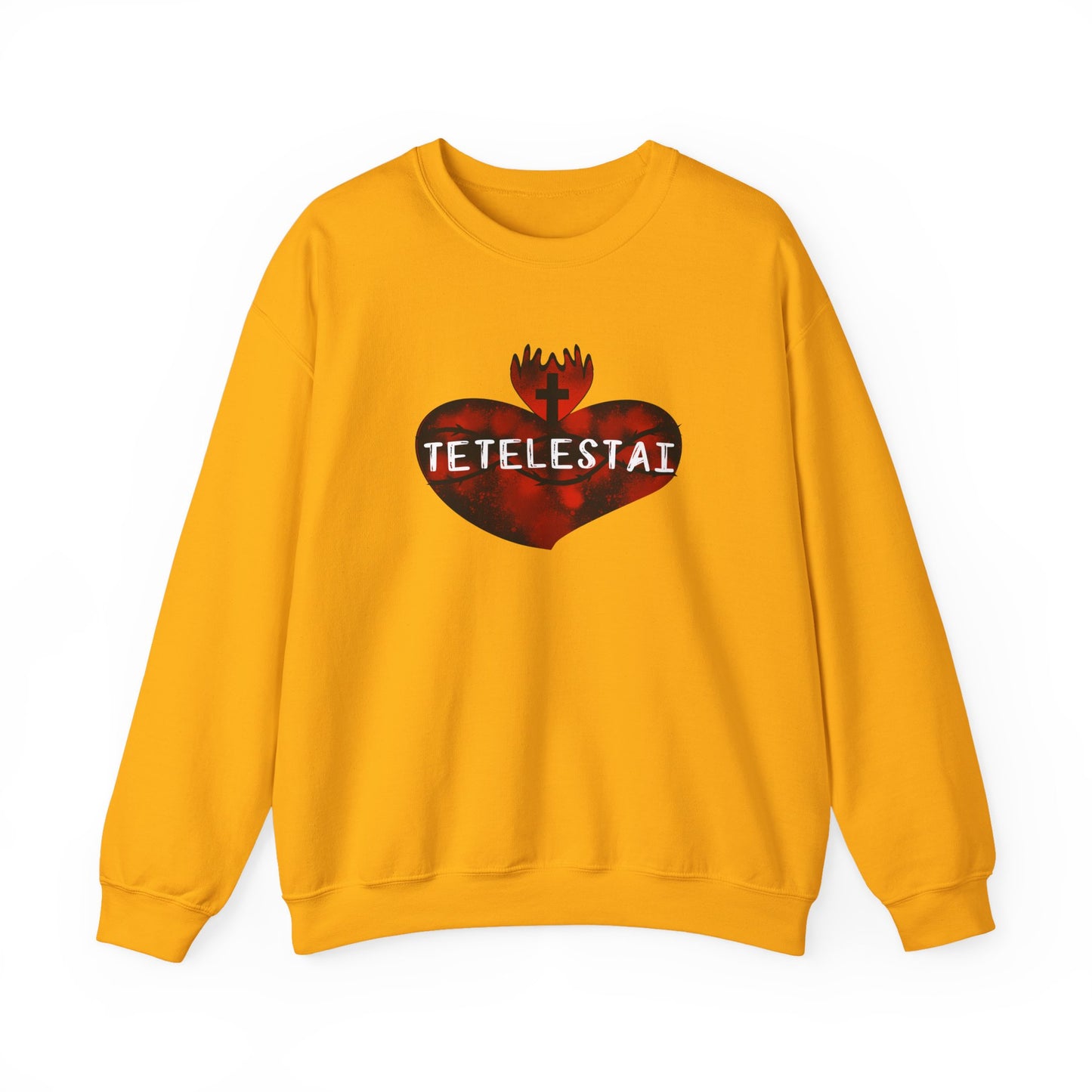 Tetelestai Unisex Heavy Blend Crewneck Sweatshirt