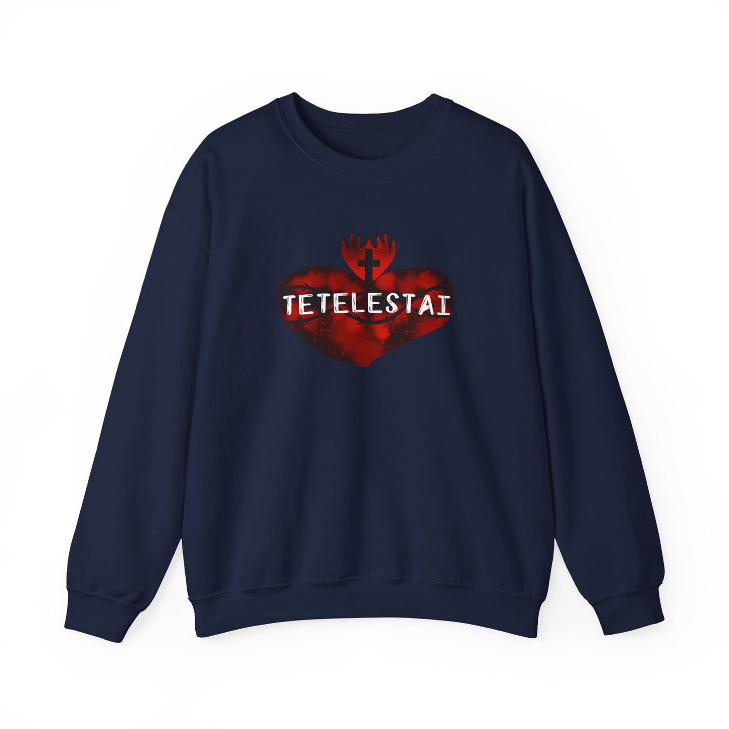 Tetelestai Unisex Heavy Blend Crewneck Sweatshirt