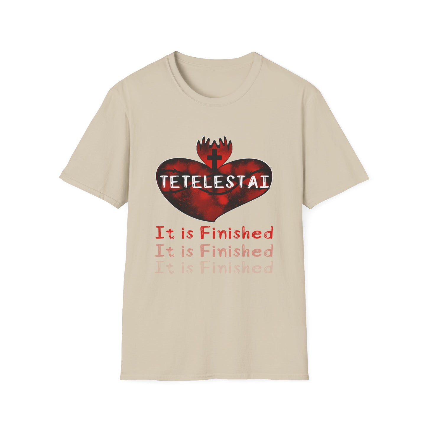 Tetelestai - It is Finished Unisex Softstyle T-Shirt