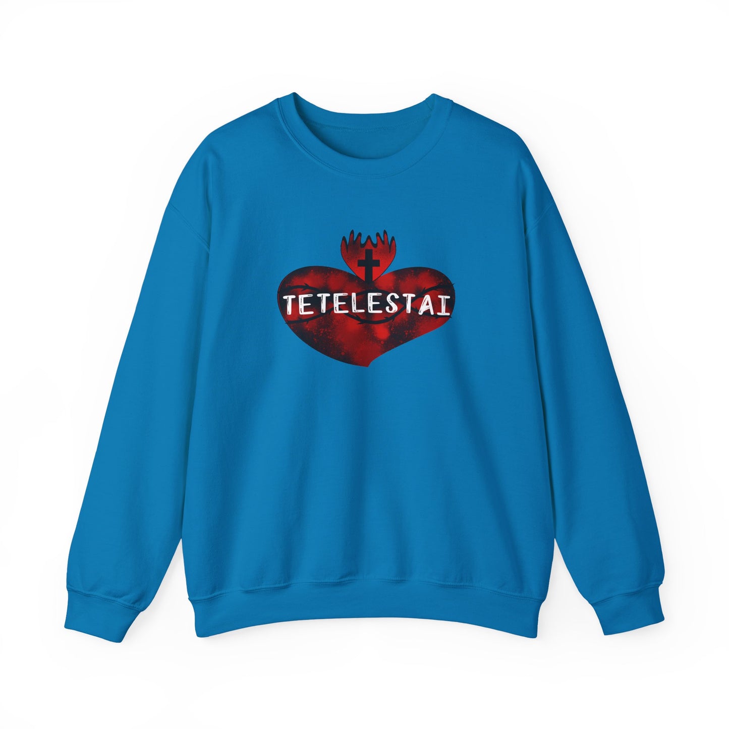 Tetelestai Unisex Heavy Blend Crewneck Sweatshirt