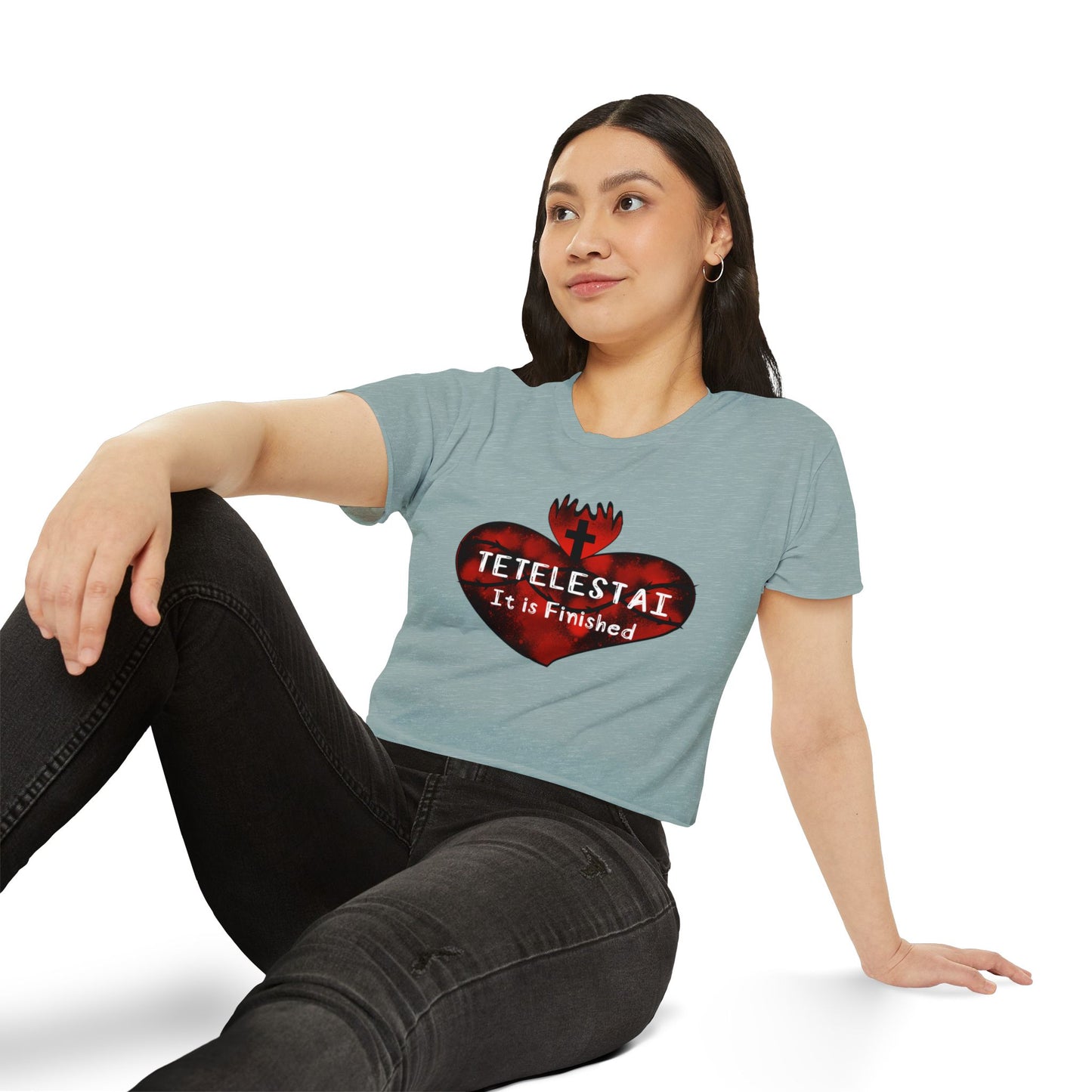Tetelestai Women's Crop Top