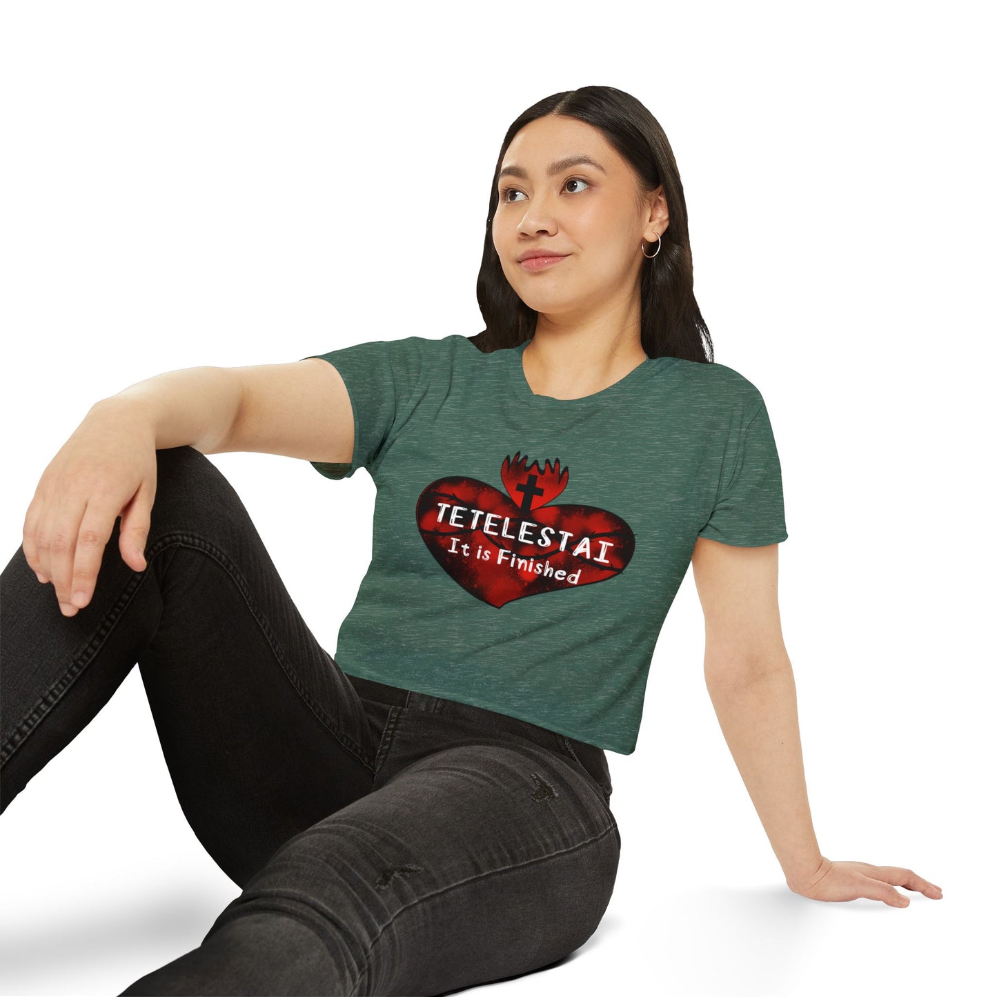Tetelestai Women's Crop Top
