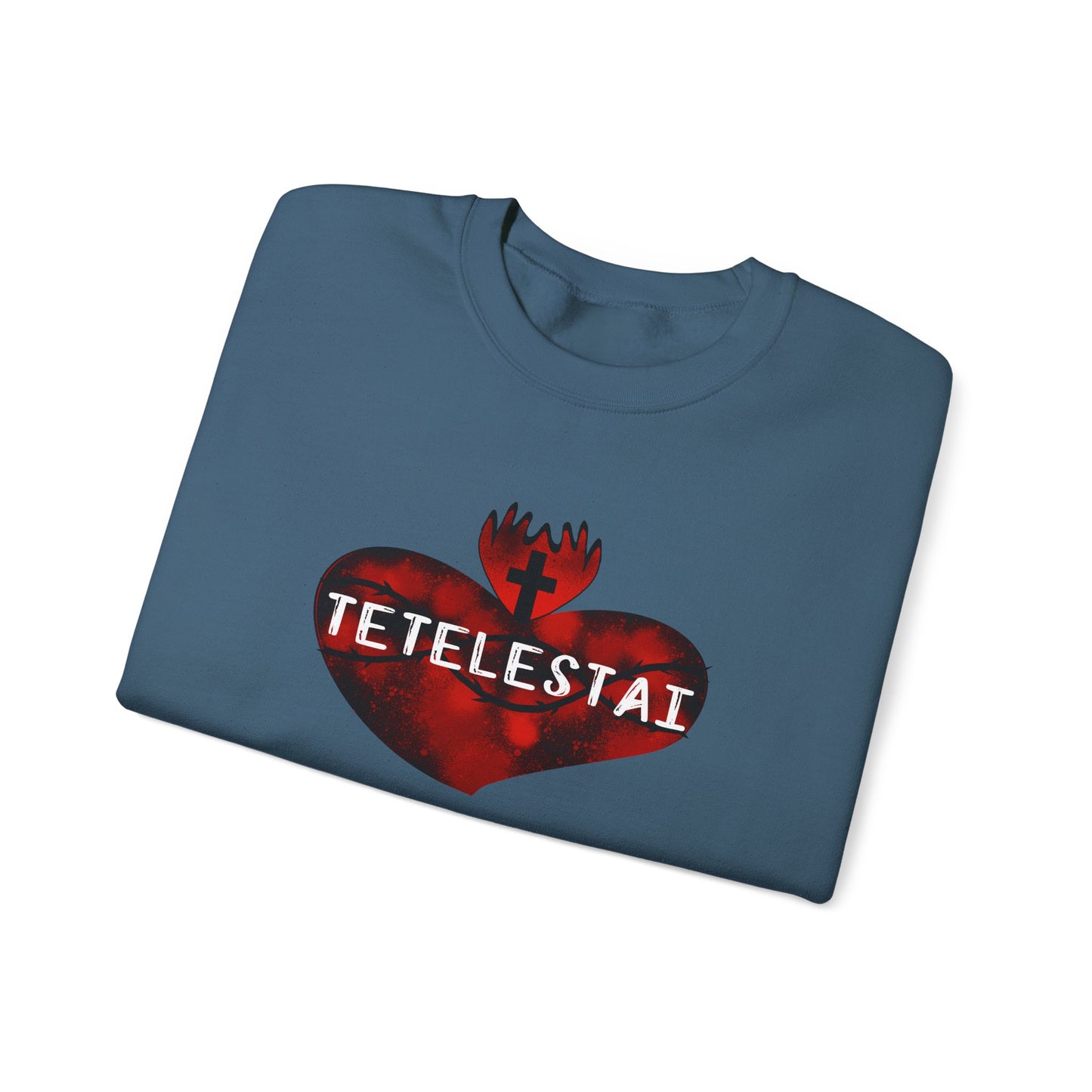 Tetelestai Unisex Heavy Blend Crewneck Sweatshirt