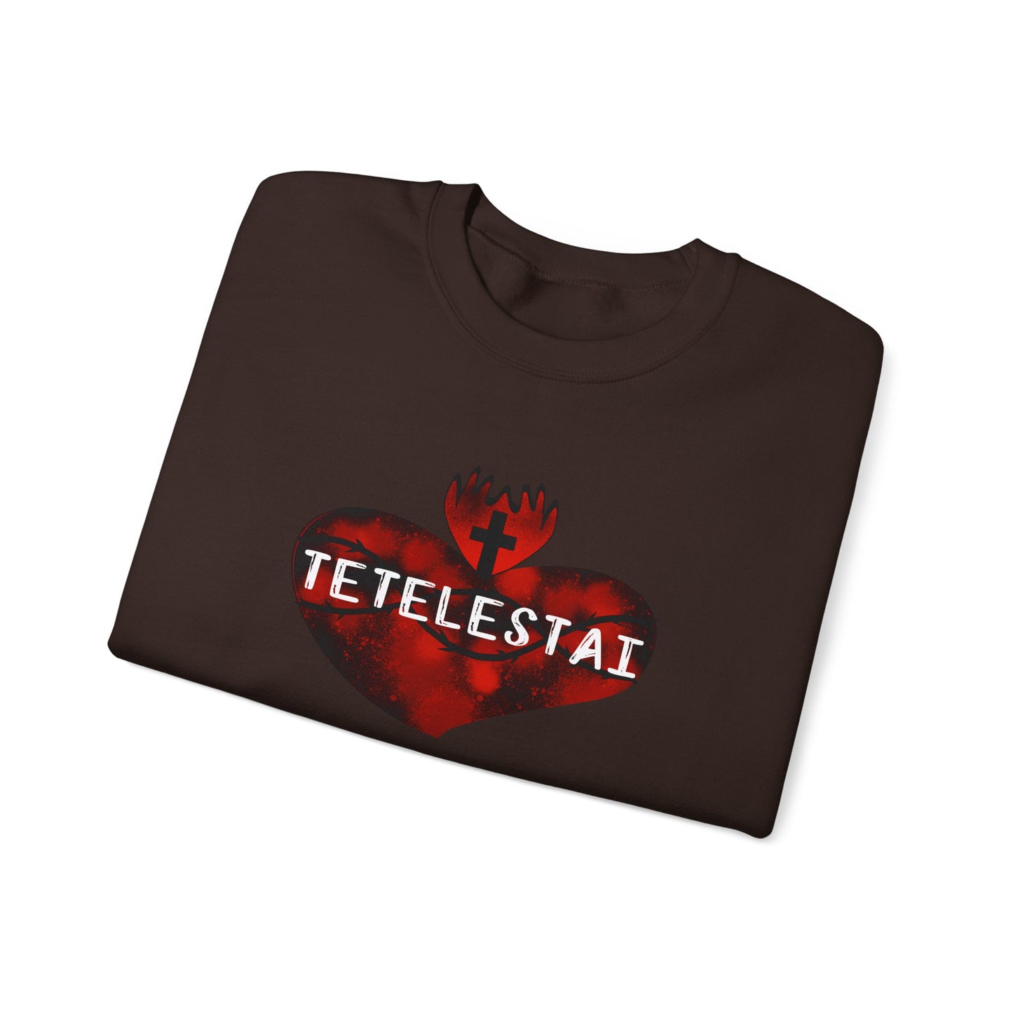 Tetelestai Unisex Heavy Blend Crewneck Sweatshirt