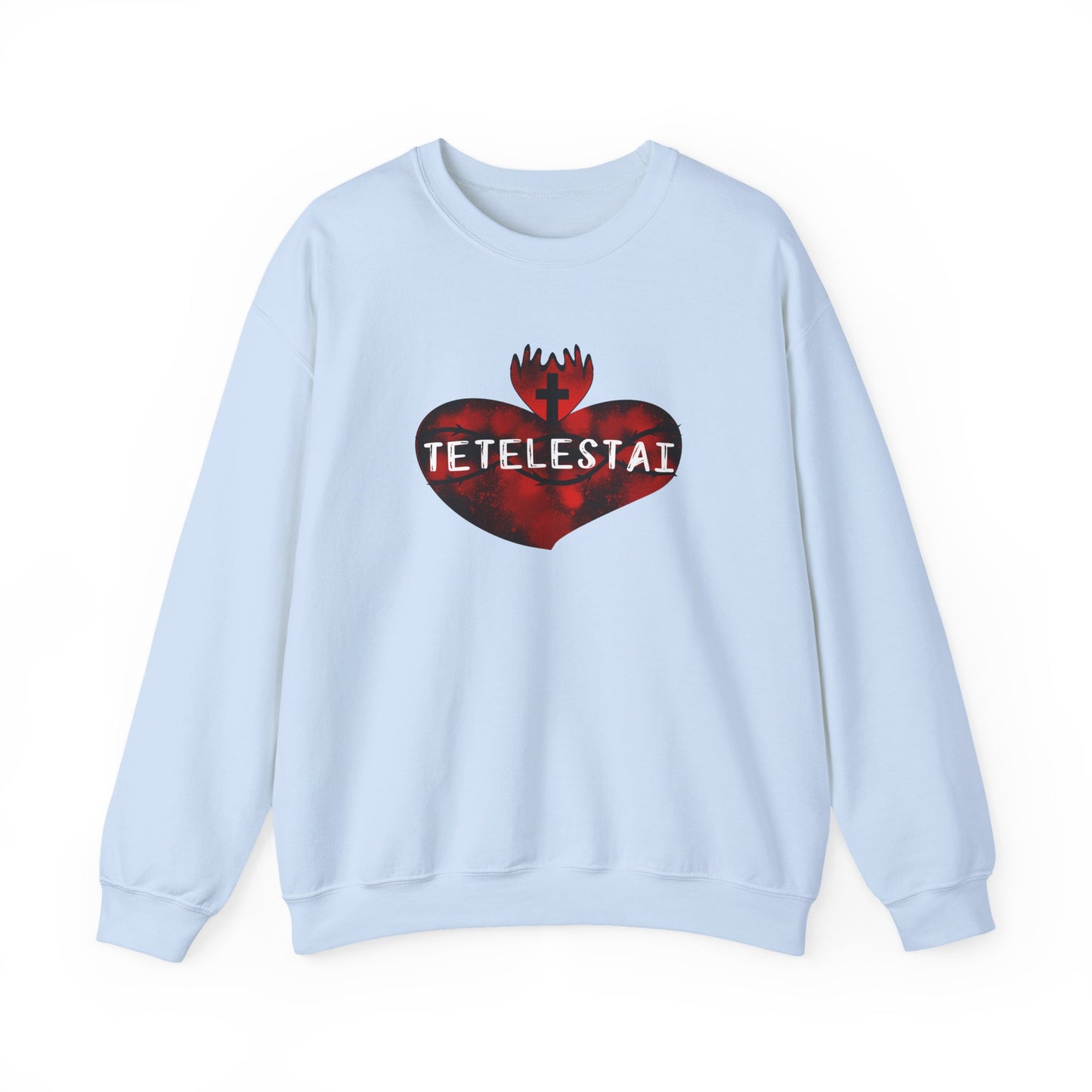 Tetelestai Unisex Heavy Blend Crewneck Sweatshirt