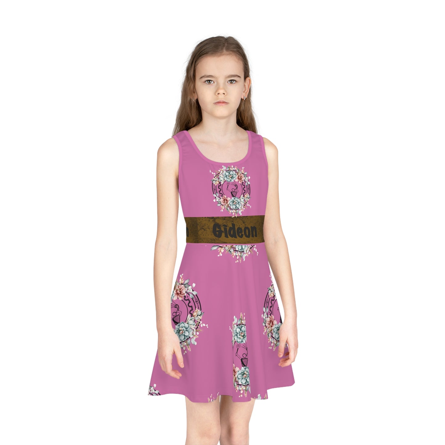 Girls' Sleeveless Sundress (AOP)