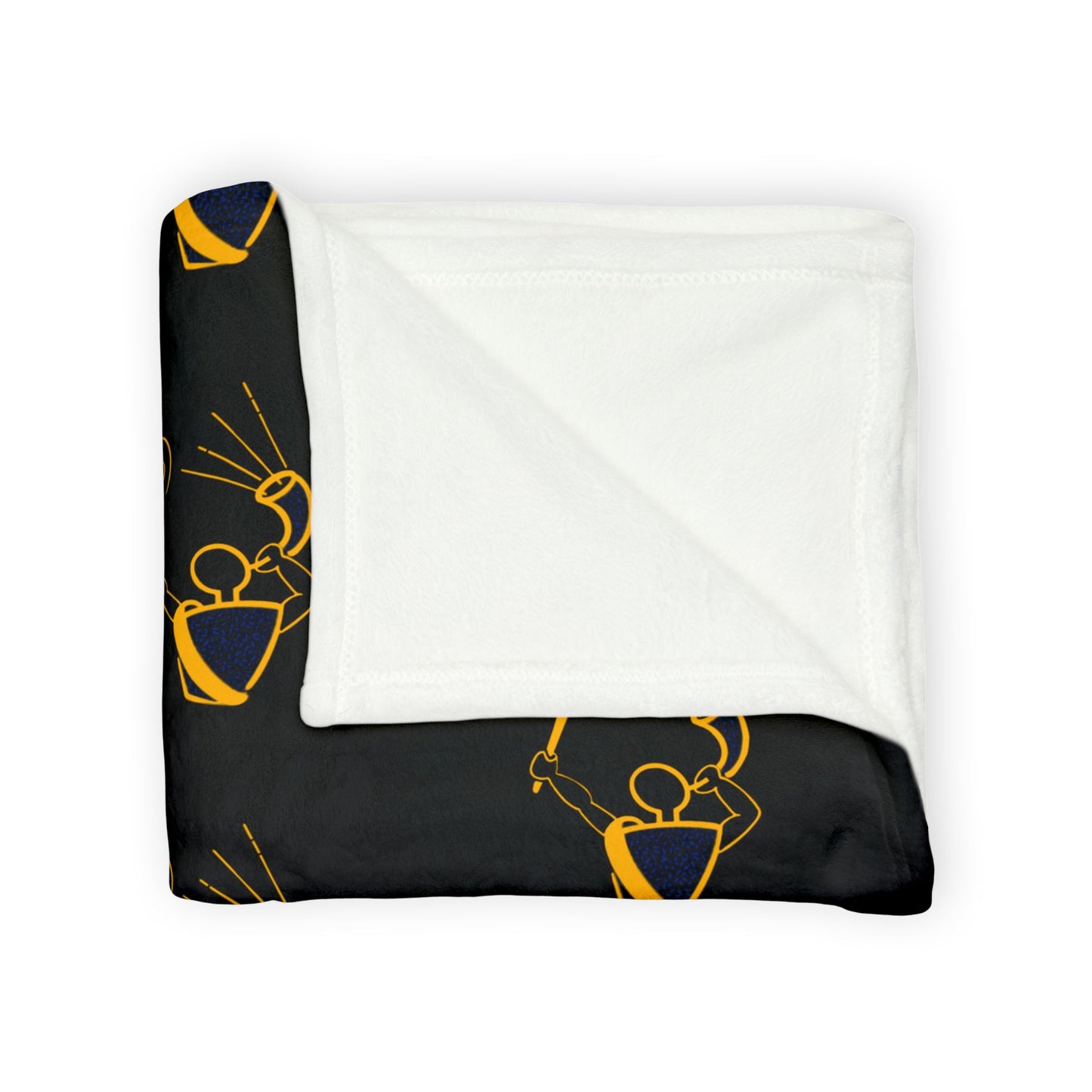 Gideon Gold Ram Torch Soft Polyester Blanket