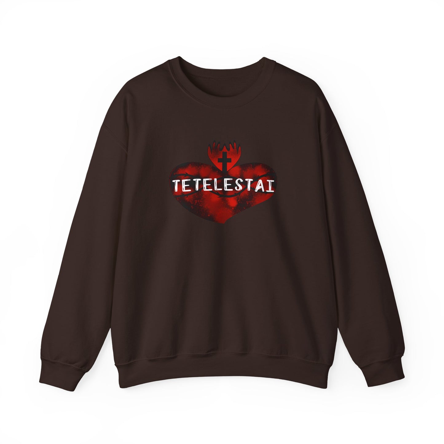 Tetelestai Unisex Heavy Blend Crewneck Sweatshirt