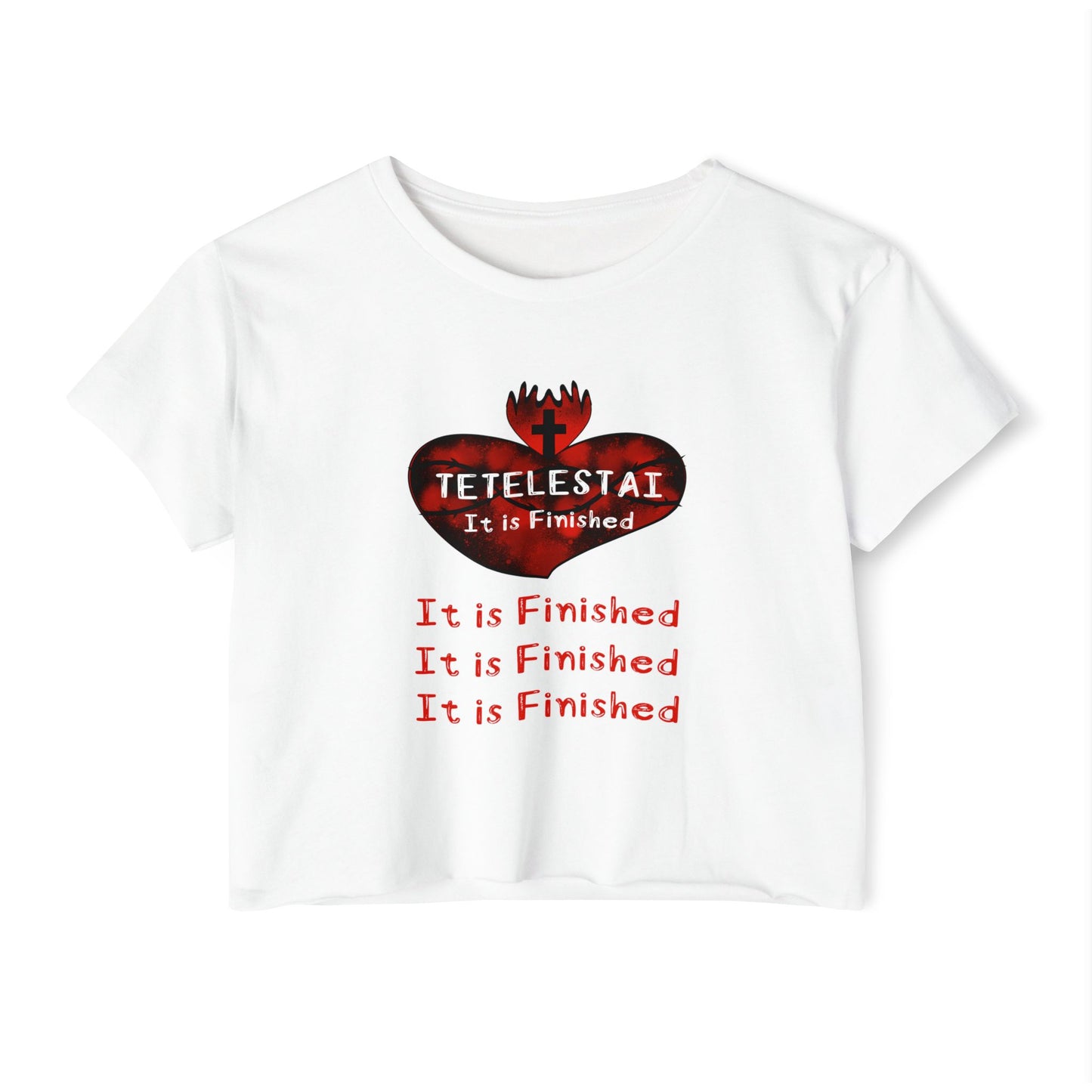 Tetelestai Women's Crop Top