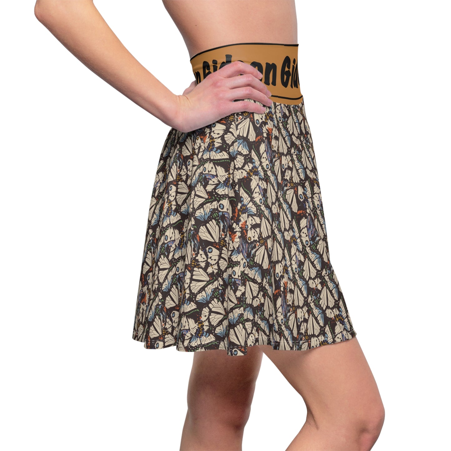 Butterfly Herd Women's Skater Skirt (AOP)