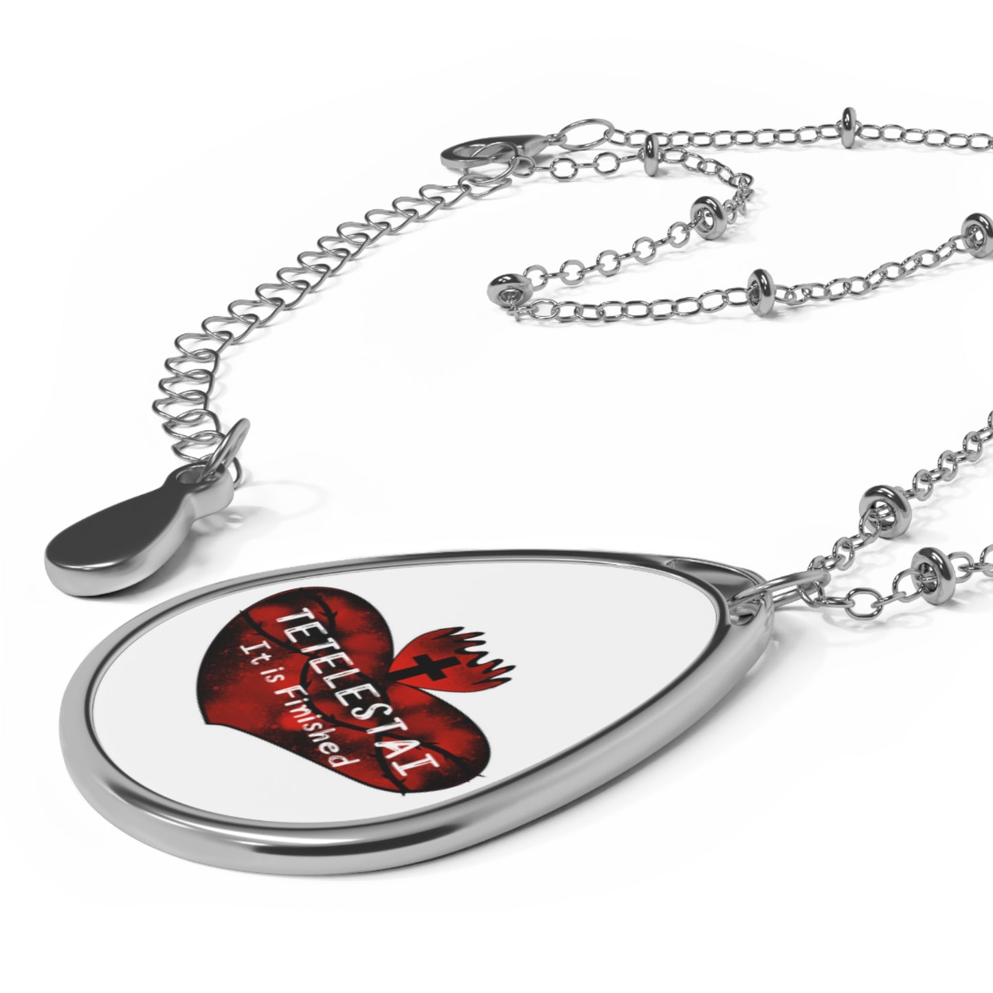 Tetelestai Oval Necklace