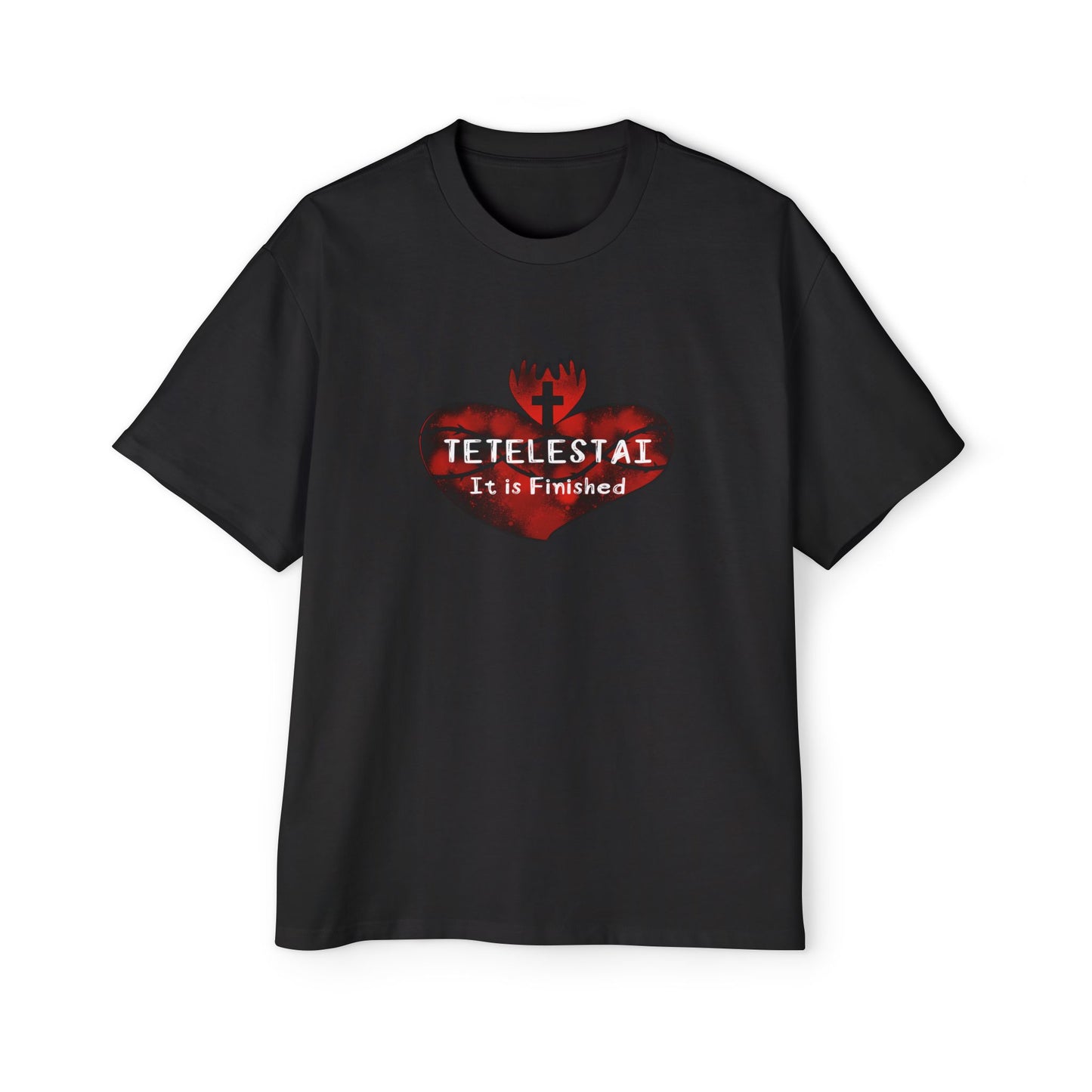 Tetelestai Men's Heavy Oversized Tee