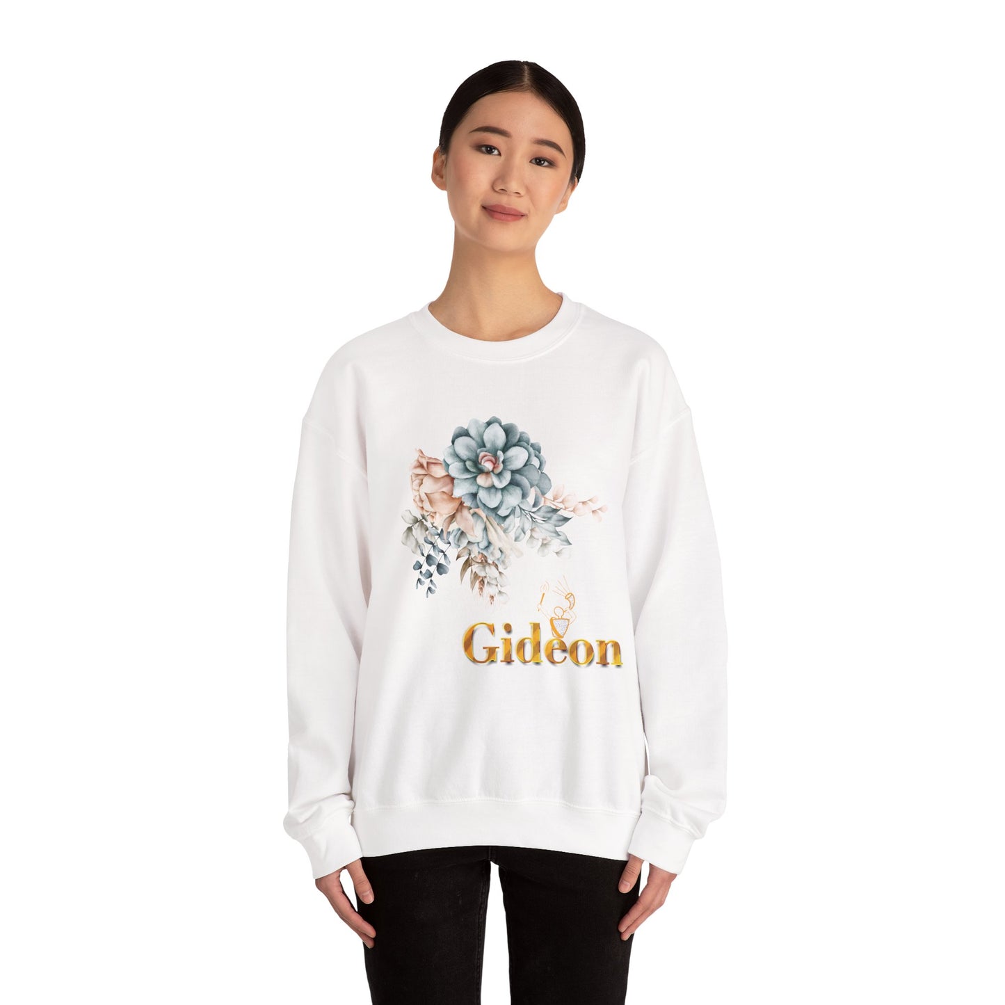 Gideon Floral Unisex Heavy Blend™ Crewneck Sweatshirt