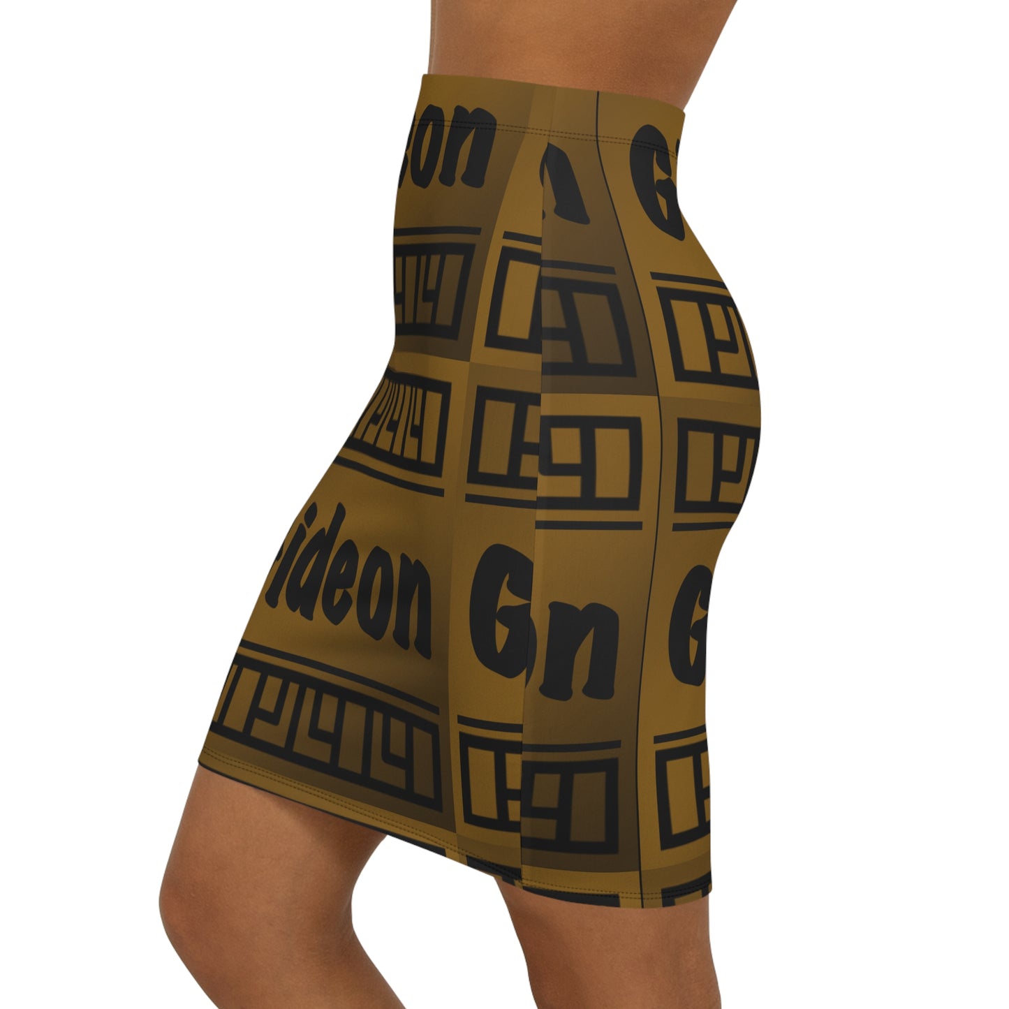 Women's Mid-Waist Pencil Skirt (AOP)
