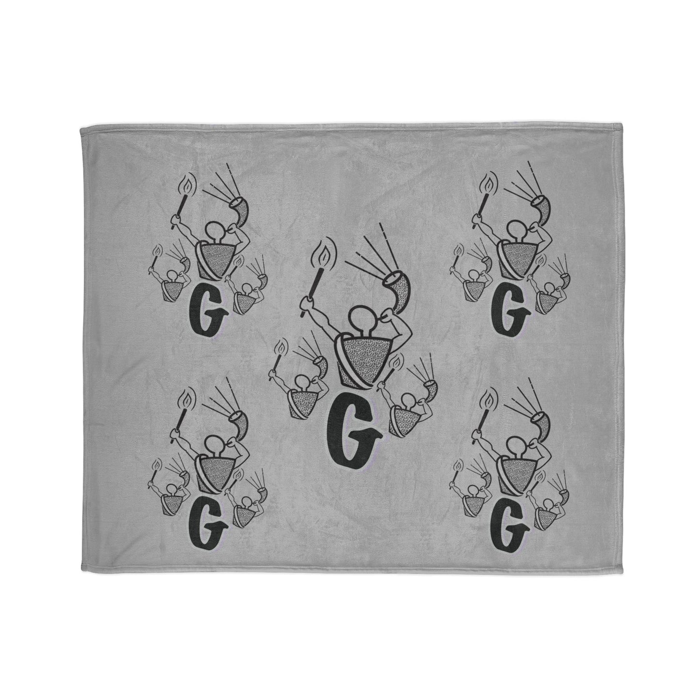 Gideon B/W Soft Polyester Blanket