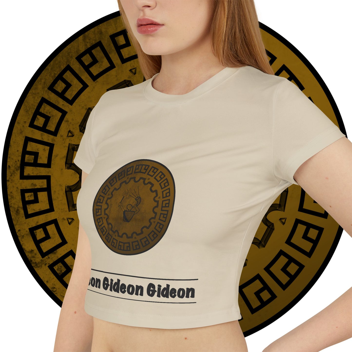 Gideon Emblem Art Women's Baby Tee