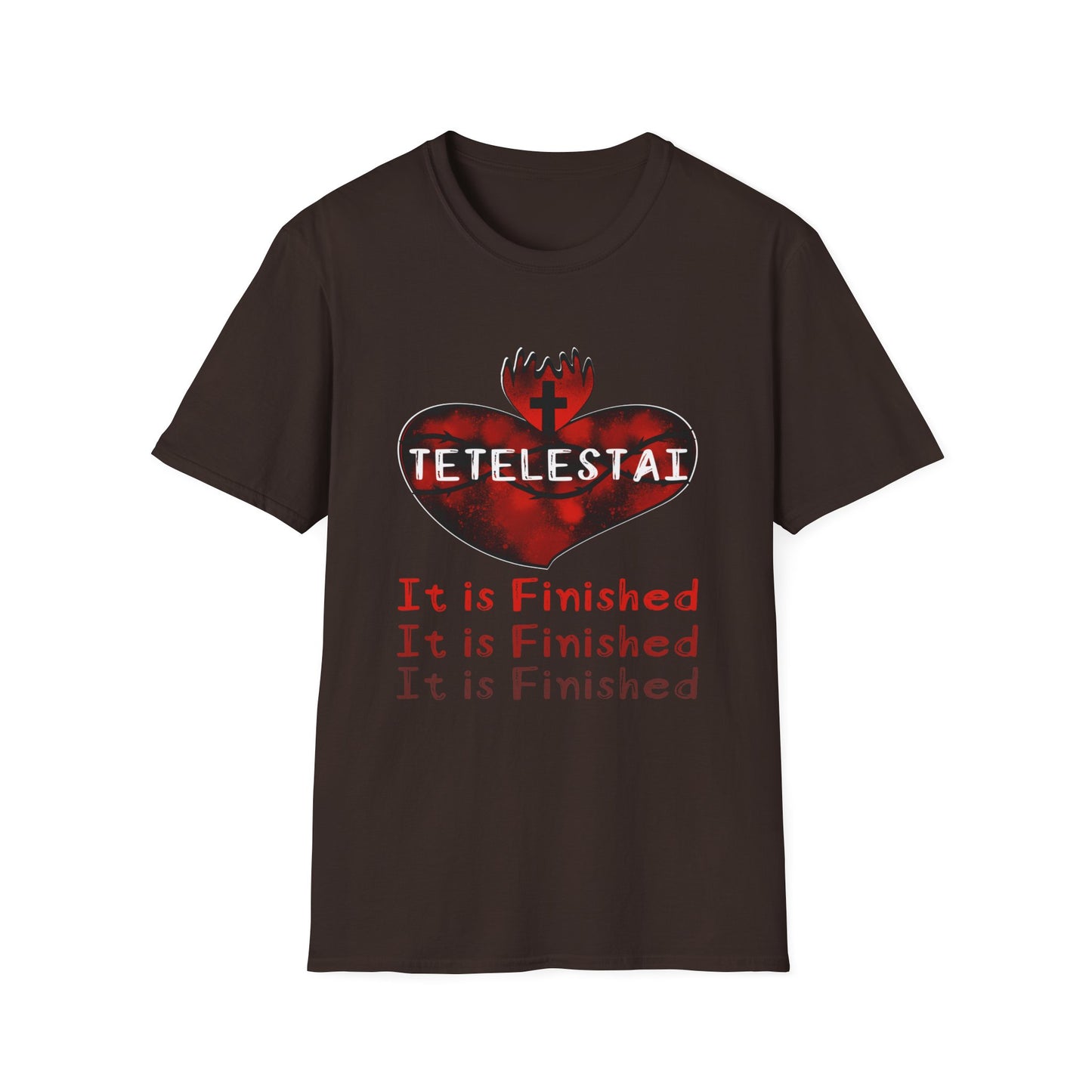 Tetelestai - It is Finished Unisex Softstyle T-Shirt