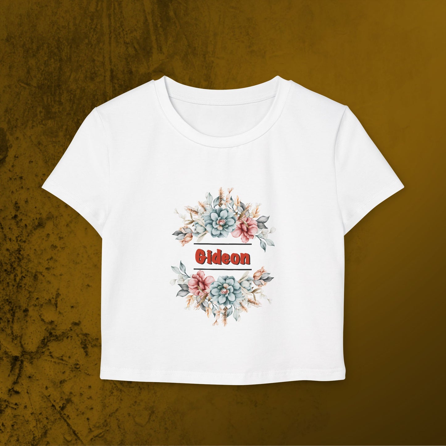 Flowers red Gideon Women's Baby Tee