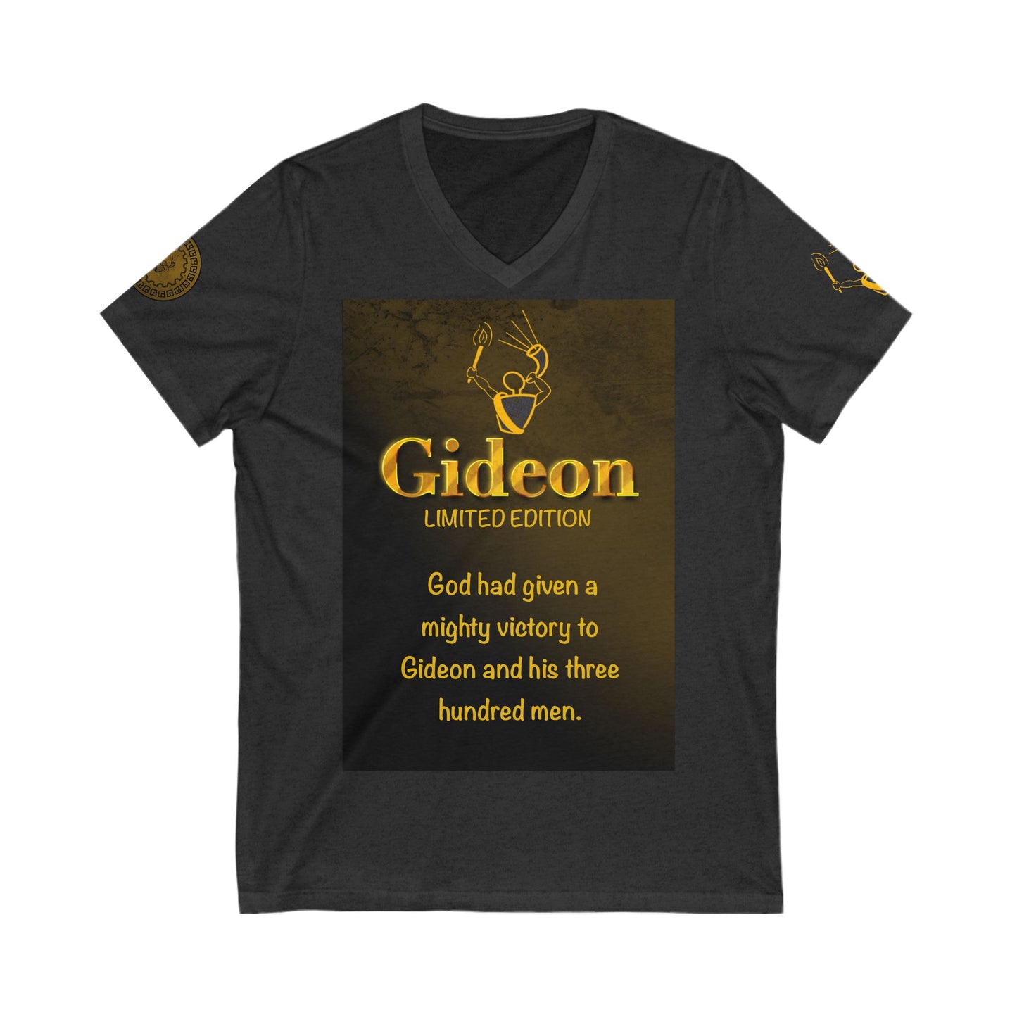 Gideon Limited Unisex Jersey Short Sleeve V-Neck Tee