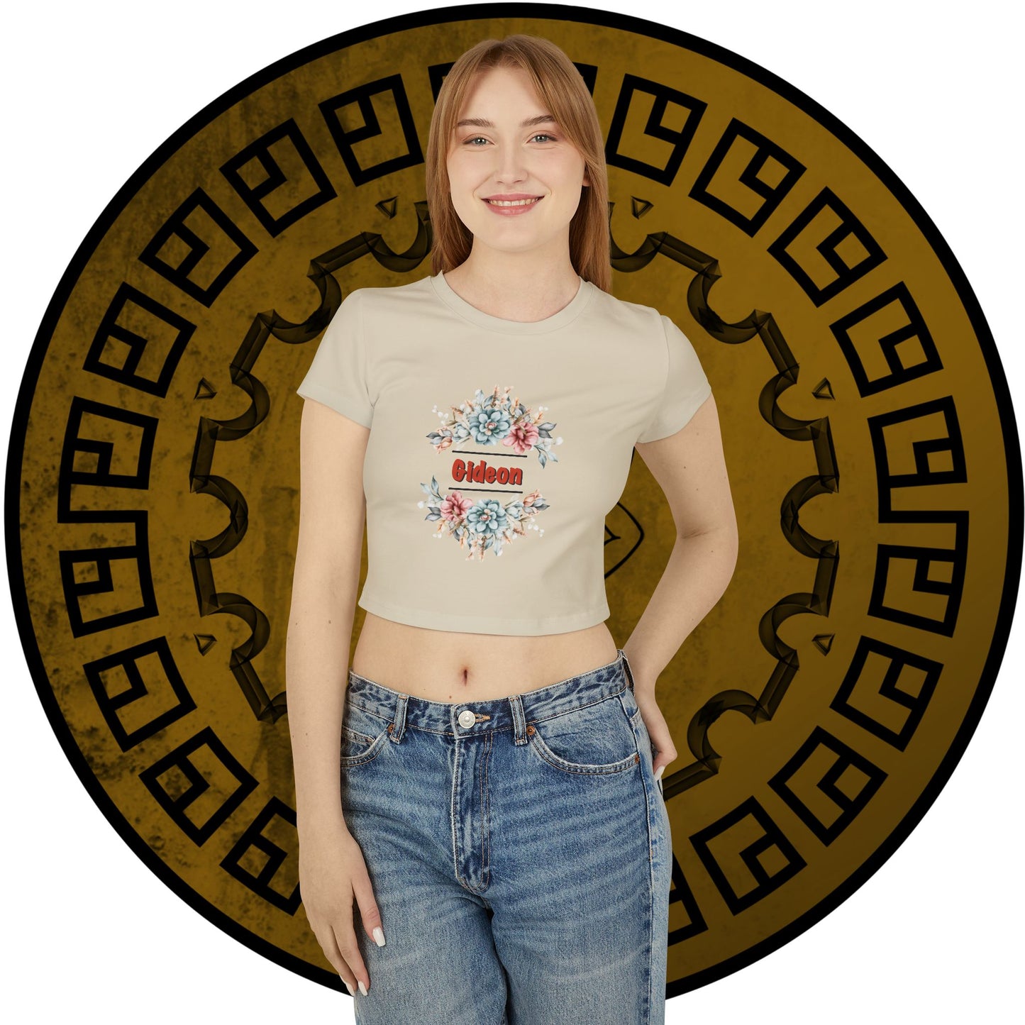 Flowers red Gideon Women's Baby Tee