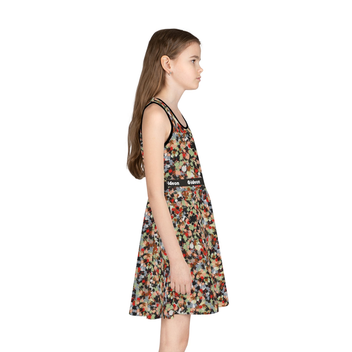 edited Girls' Sleeveless Sundress (AOP)