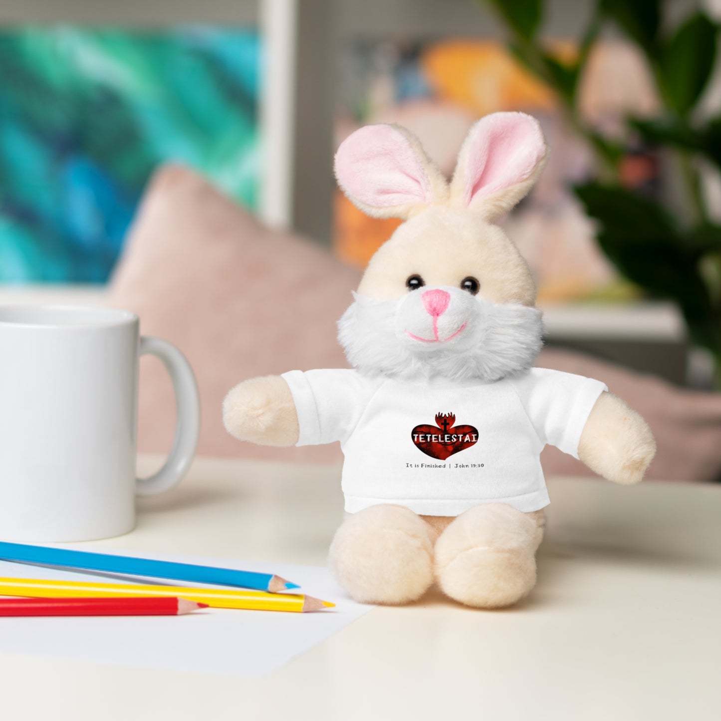 Tetelestai Stuffed Animals with Tee