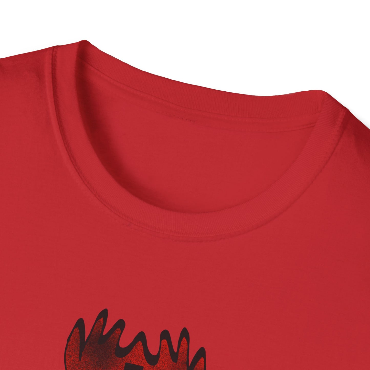 Tetelestai sacred heart of Jesus unisex Softstyle T-Shirt