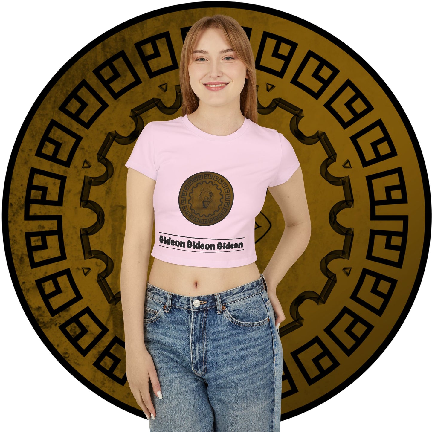 Gideon Emblem Art Women's Baby Tee