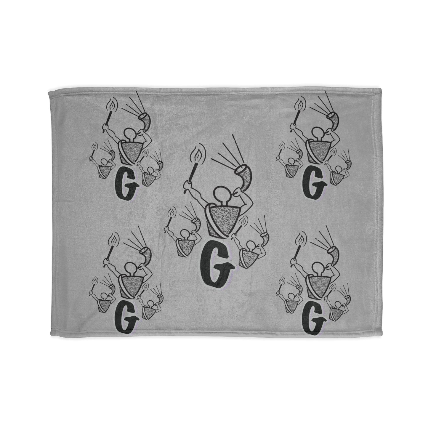 Gideon B/W Soft Polyester Blanket