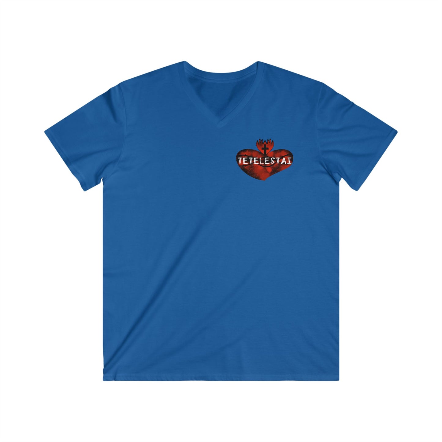 Tetelestai Men's Fitted V-Neck Short Sleeve Tee