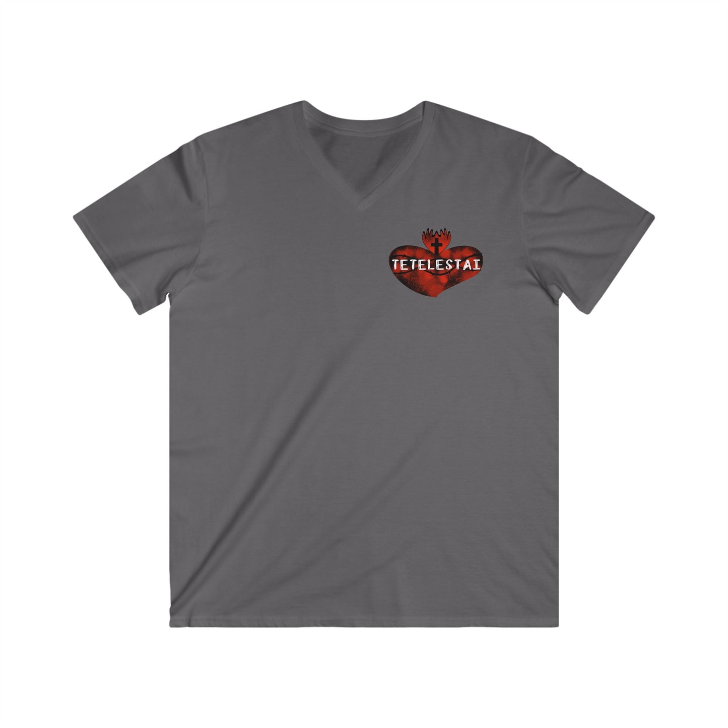 Tetelestai Men's Fitted V-Neck Short Sleeve Tee