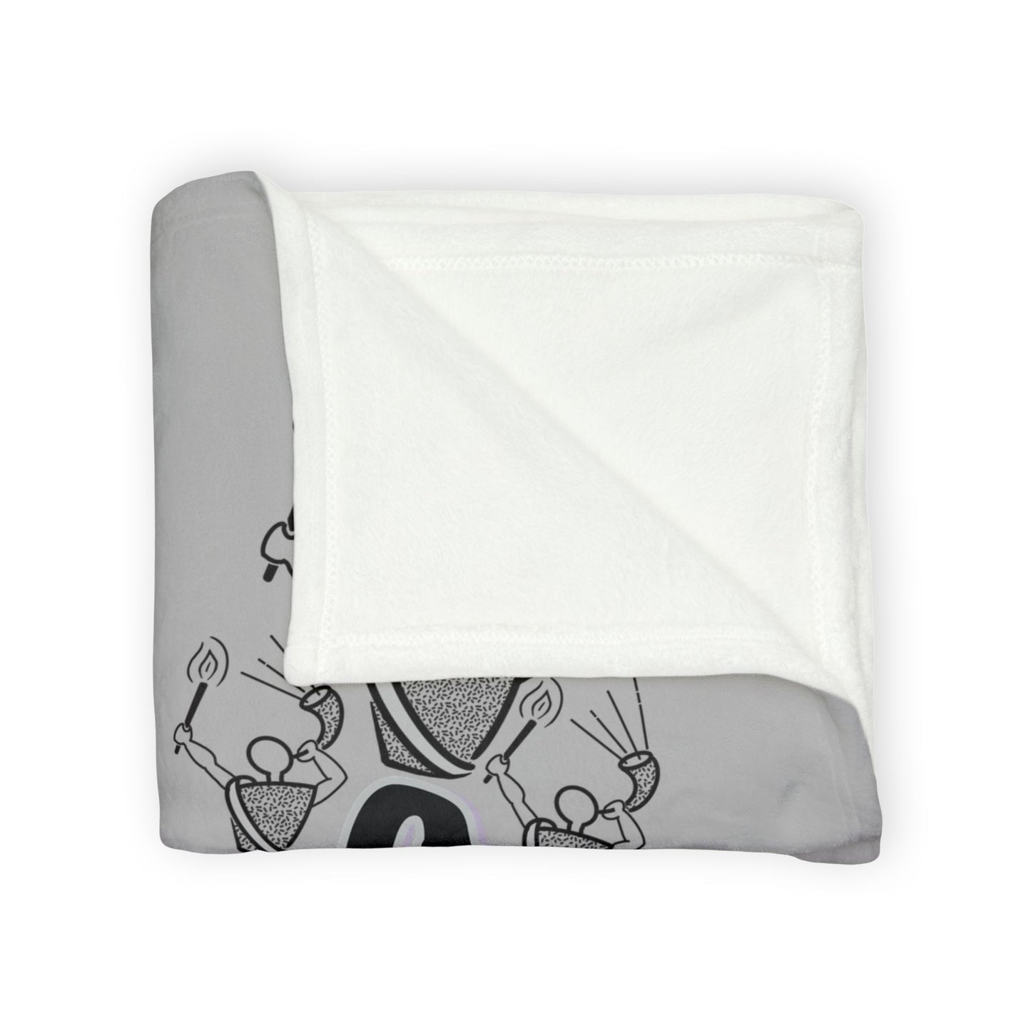 Gideon B/W Soft Polyester Blanket