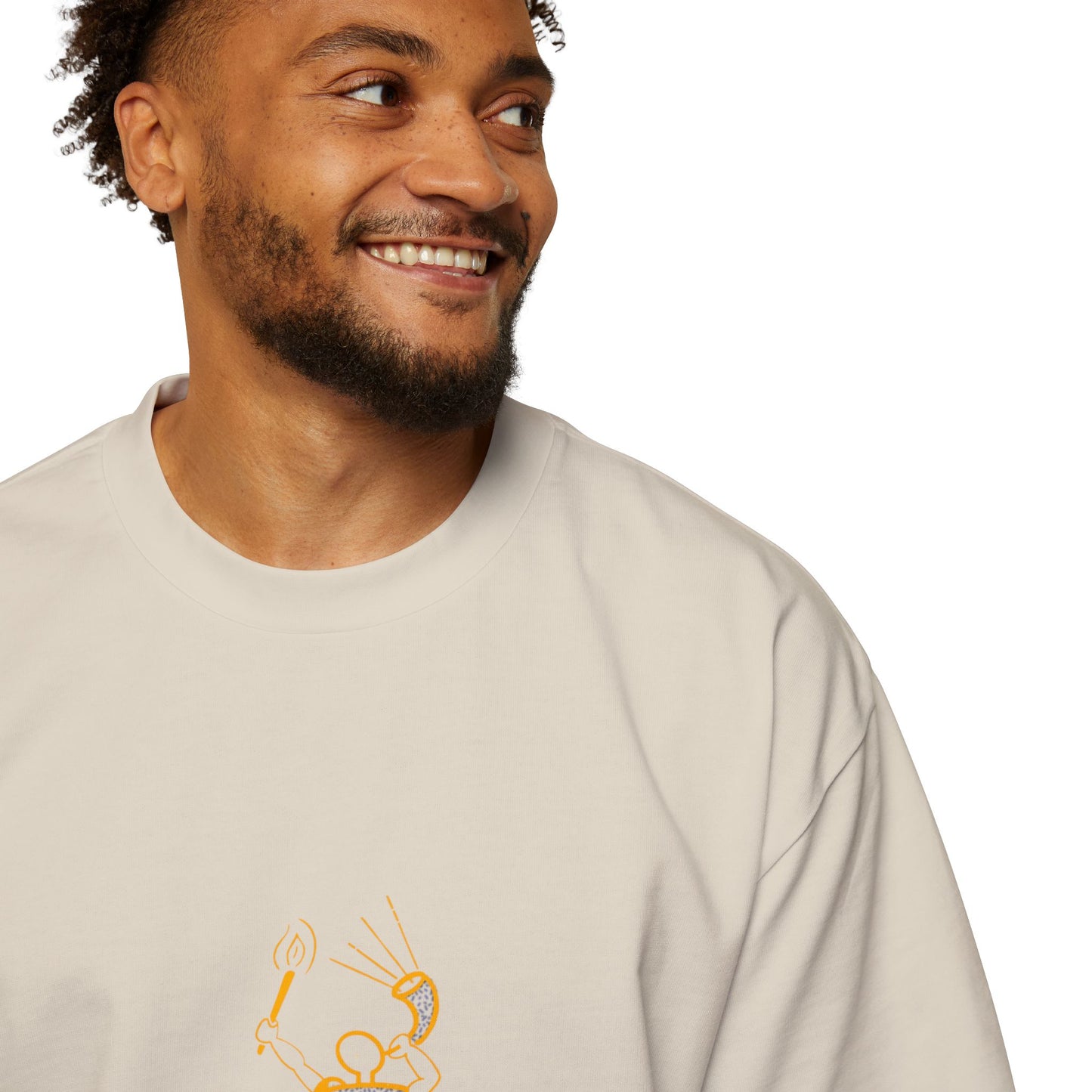 Gold Gideon Men's Heavy Oversized Tee