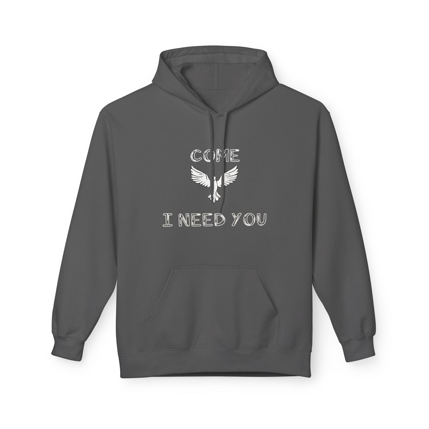 Hoodie - 'Come Holy Spirit, I need you' Bible Quote Sweatshirt