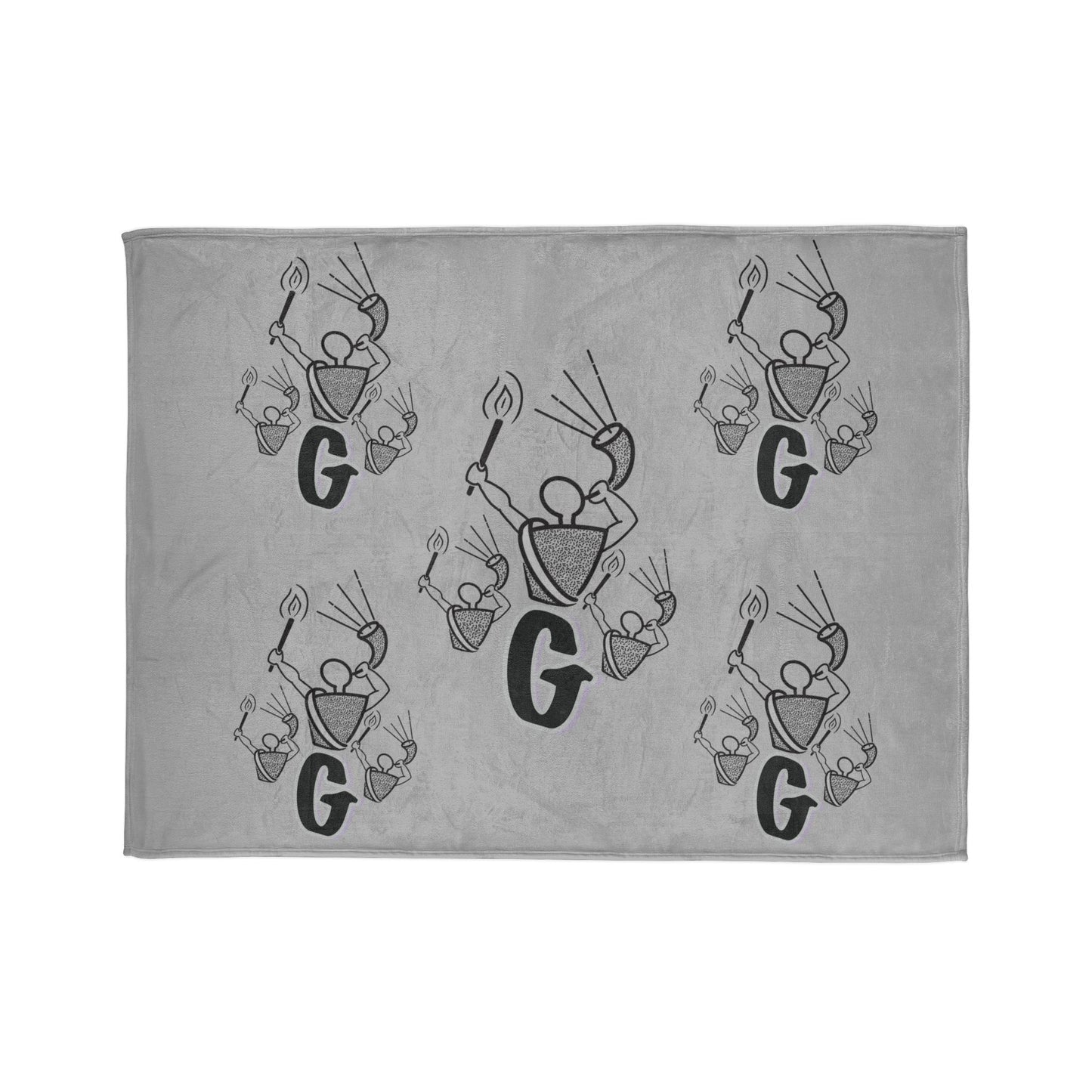 Gideon B/W Soft Polyester Blanket