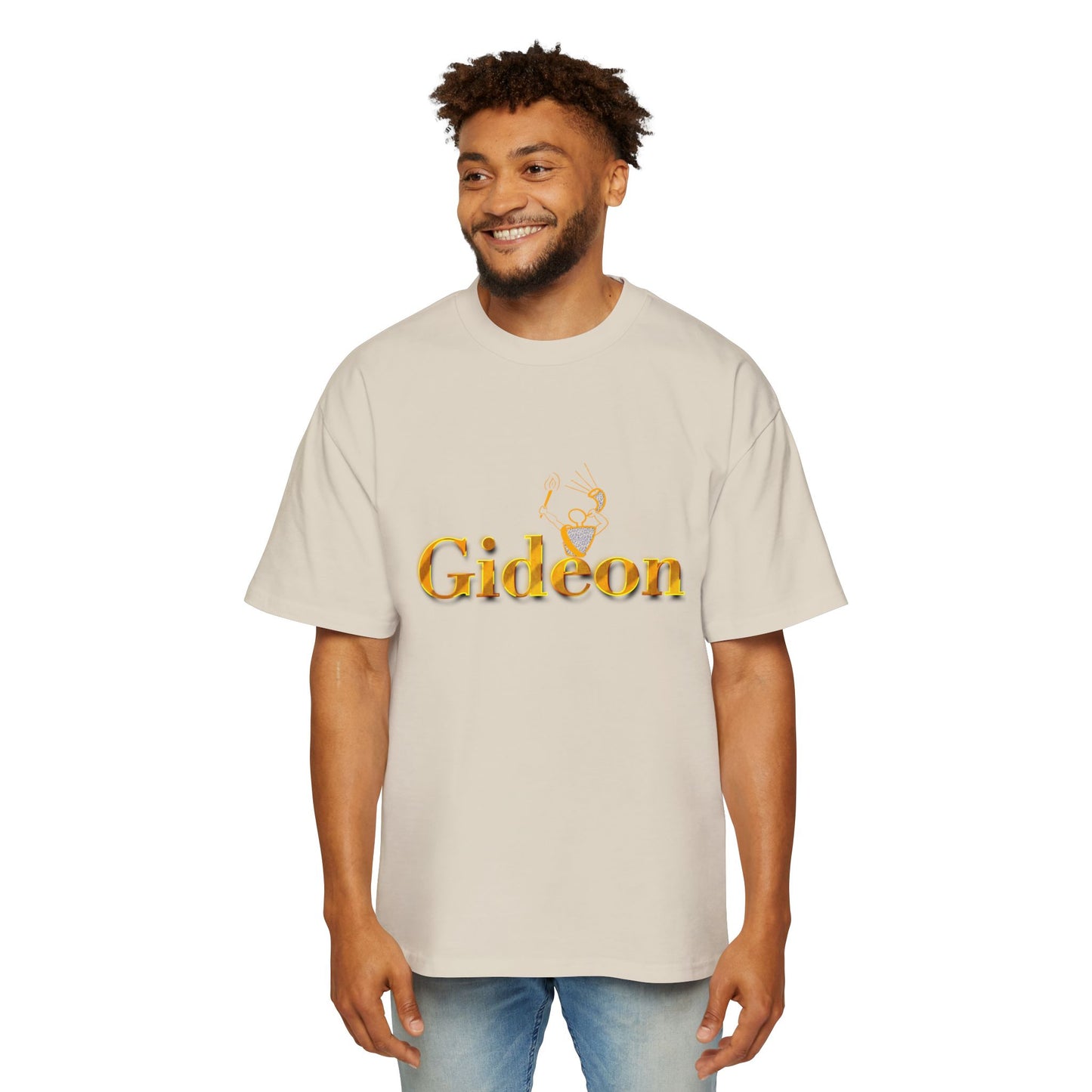 Gold Gideon Men's Heavy Oversized Tee