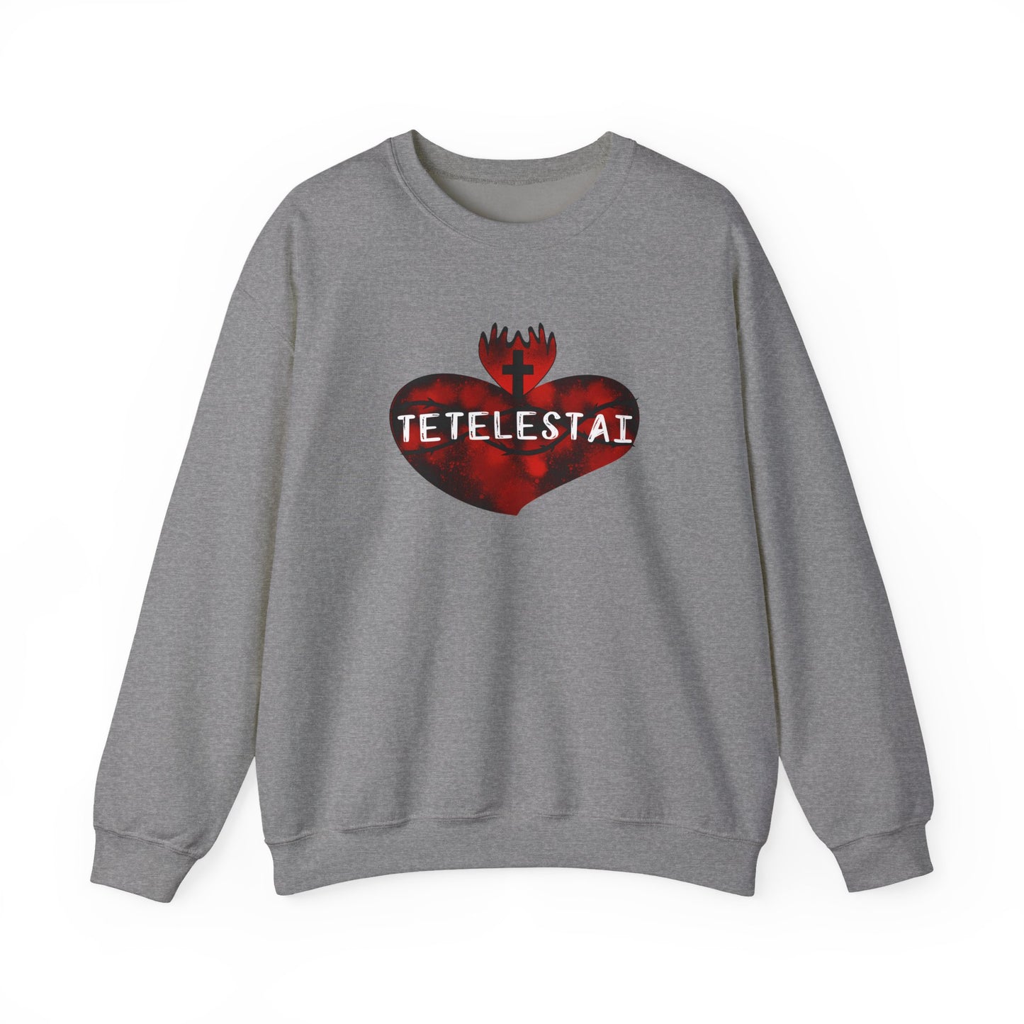 Tetelestai Unisex Heavy Blend Crewneck Sweatshirt