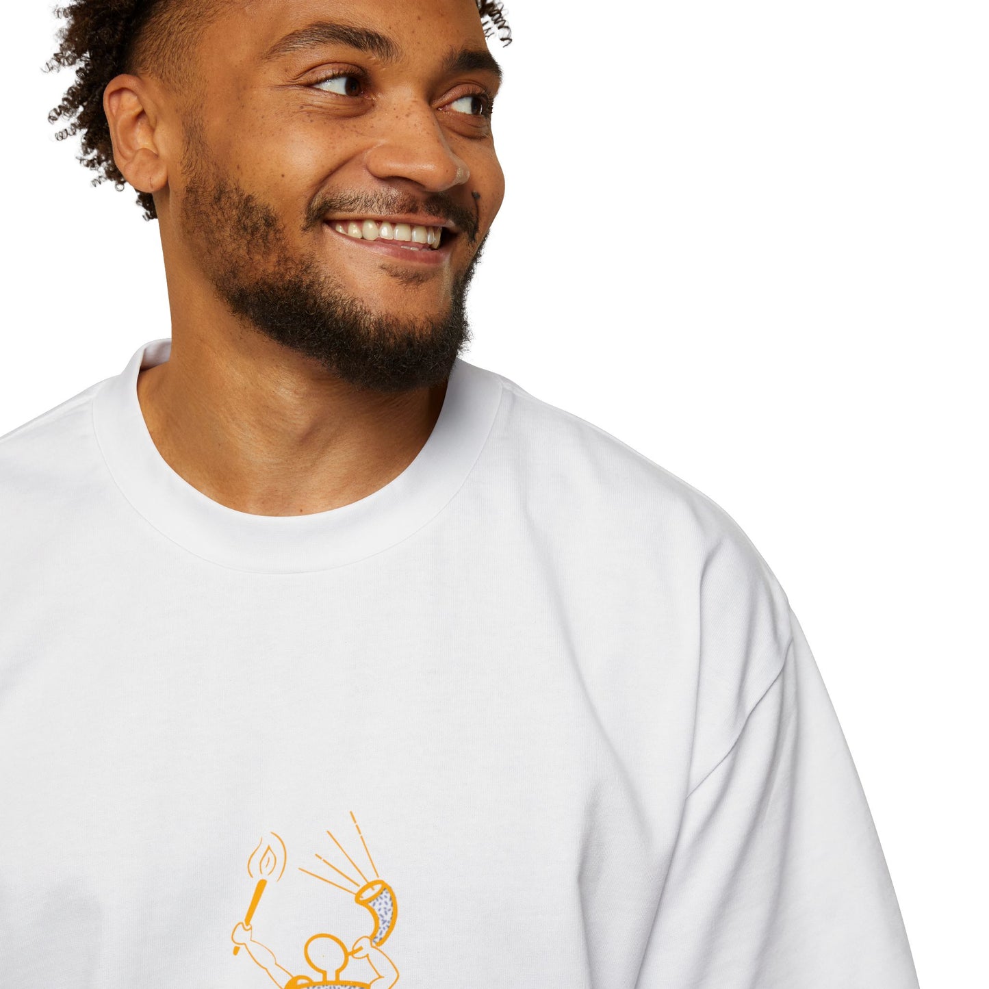 Gold Gideon Men's Heavy Oversized Tee