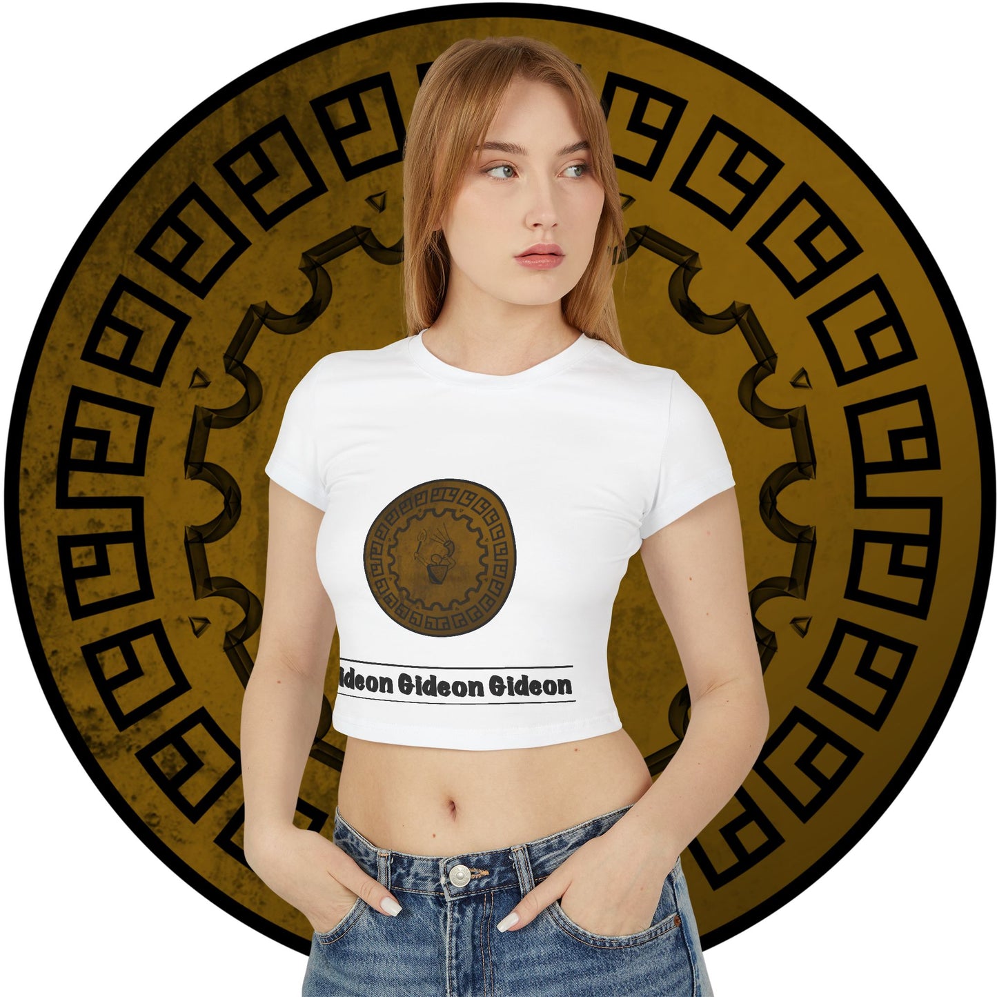 Gideon Emblem Art Women's Baby Tee