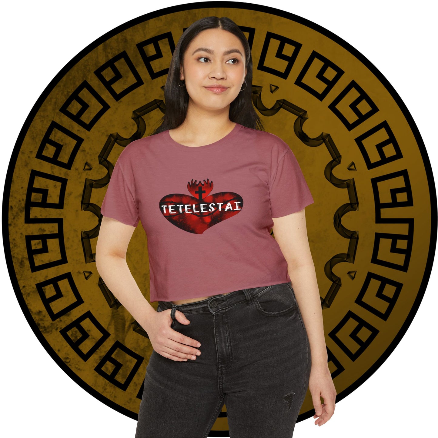 Tetelestai Women's Crop Top