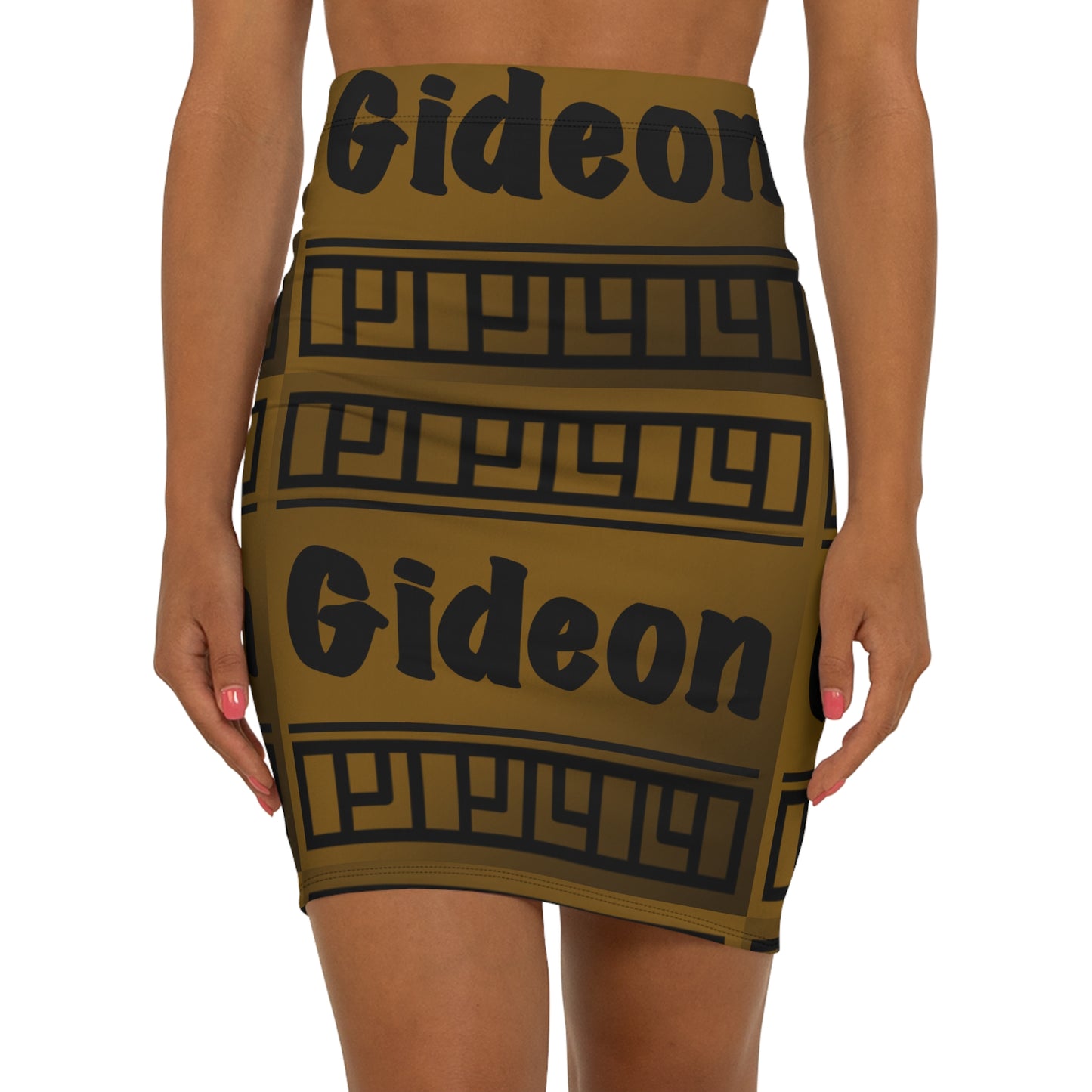 Women's Mid-Waist Pencil Skirt (AOP)