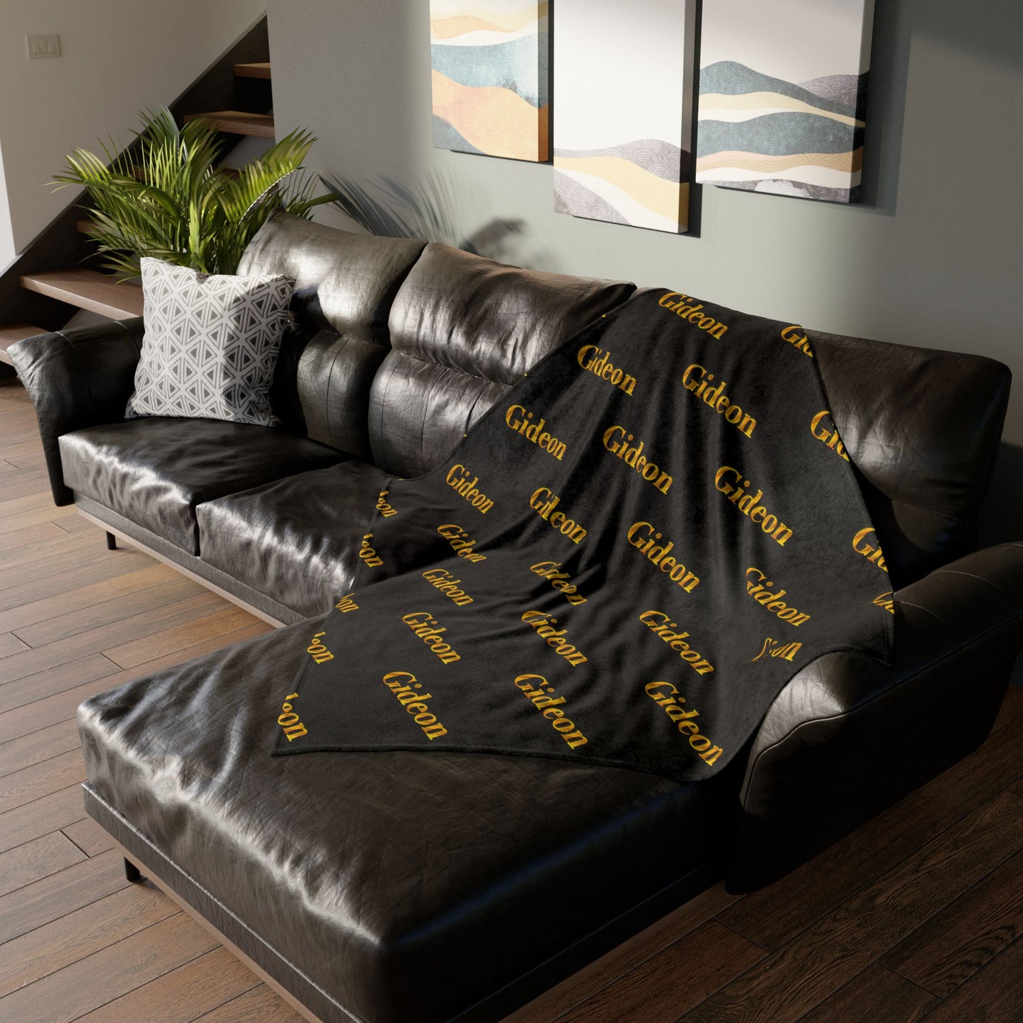 Gideon Gold Soft Polyester Blanket