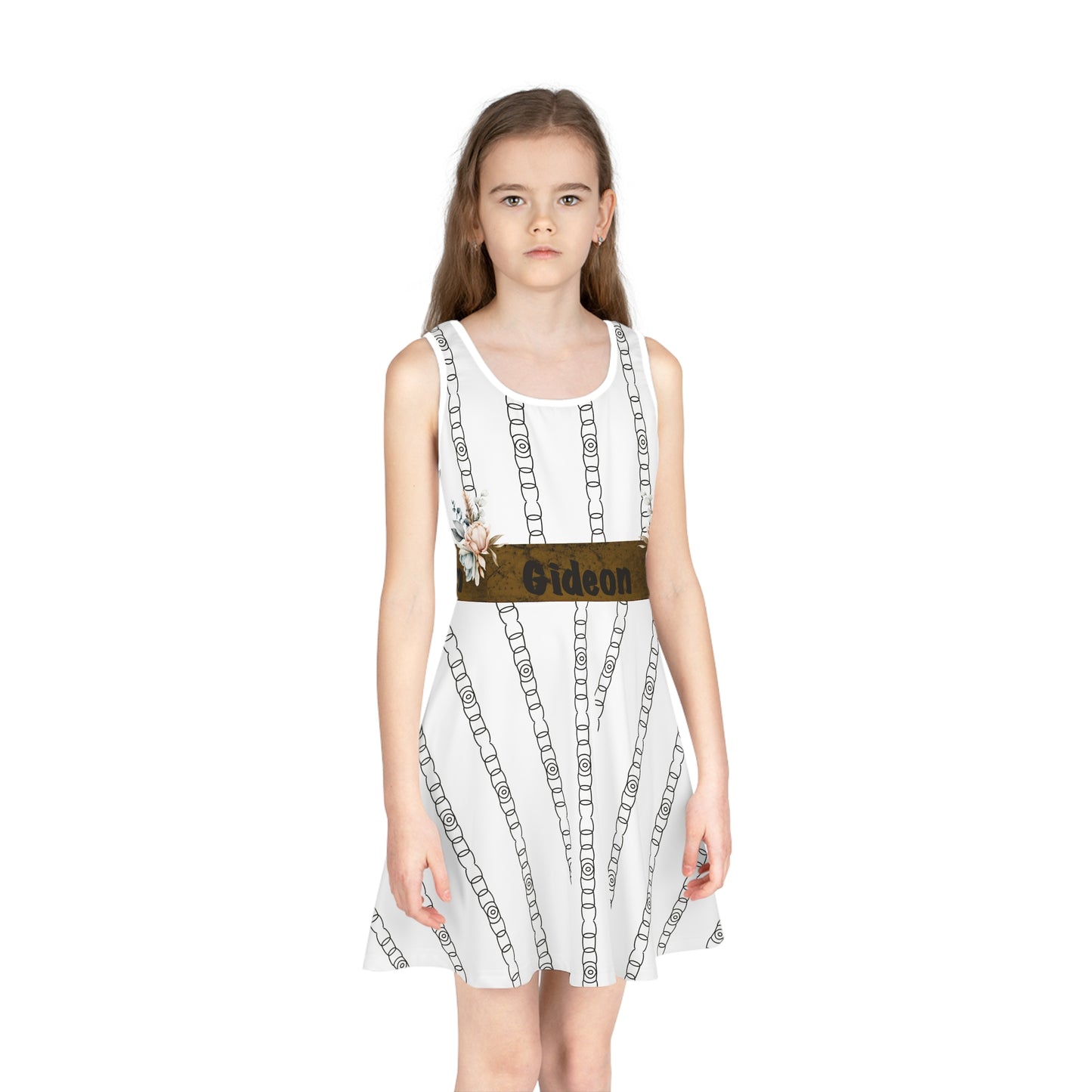 Girls' Sleeveless Sundress (AOP)