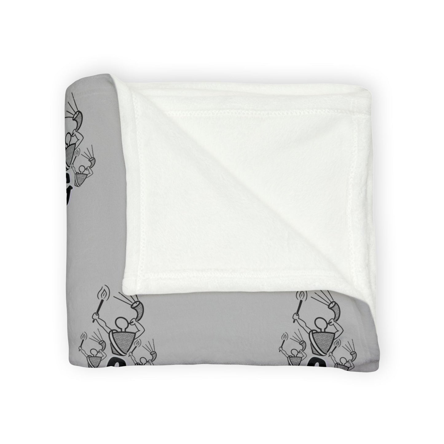 Gideon B/W Soft Polyester Blanket