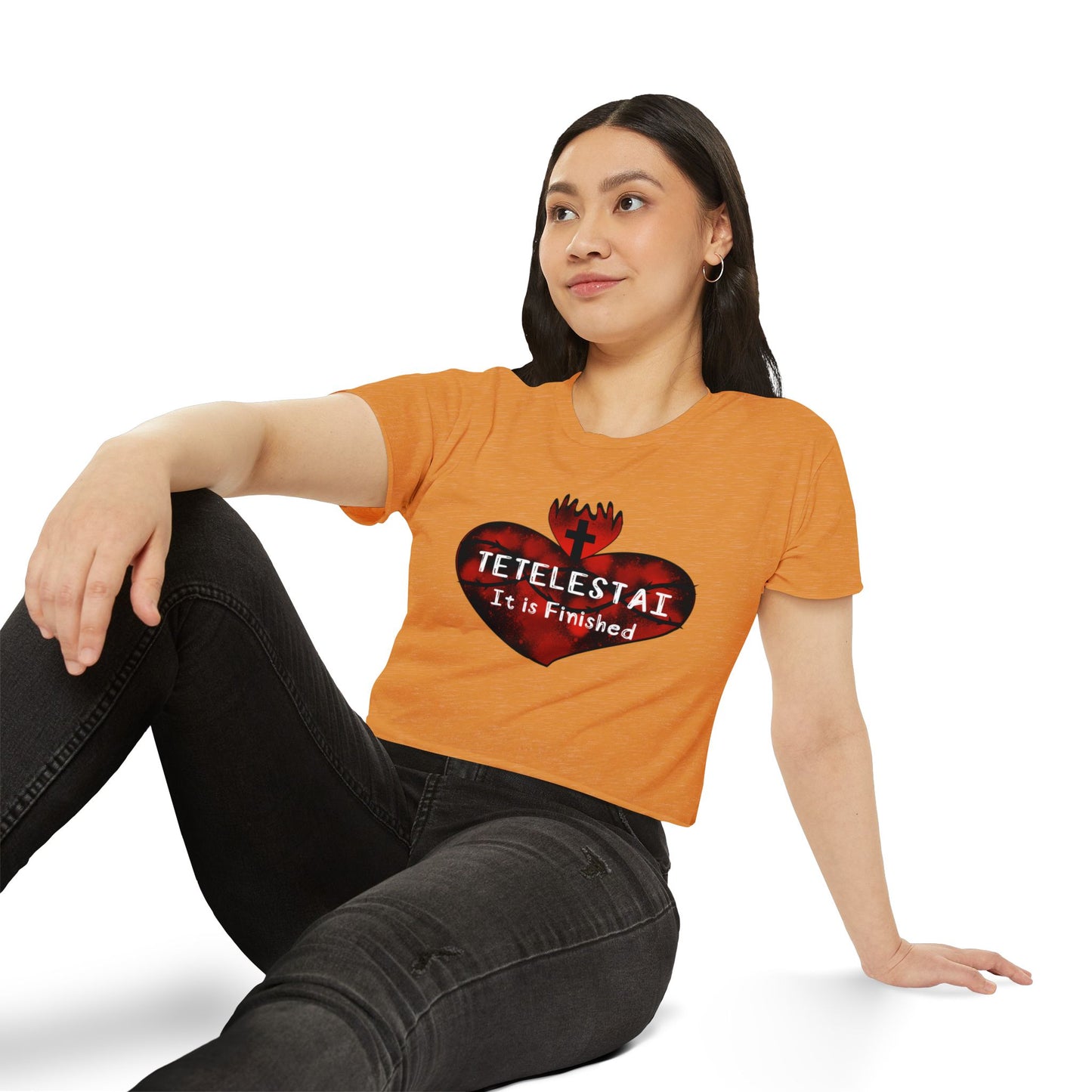 Tetelestai Women's Crop Top