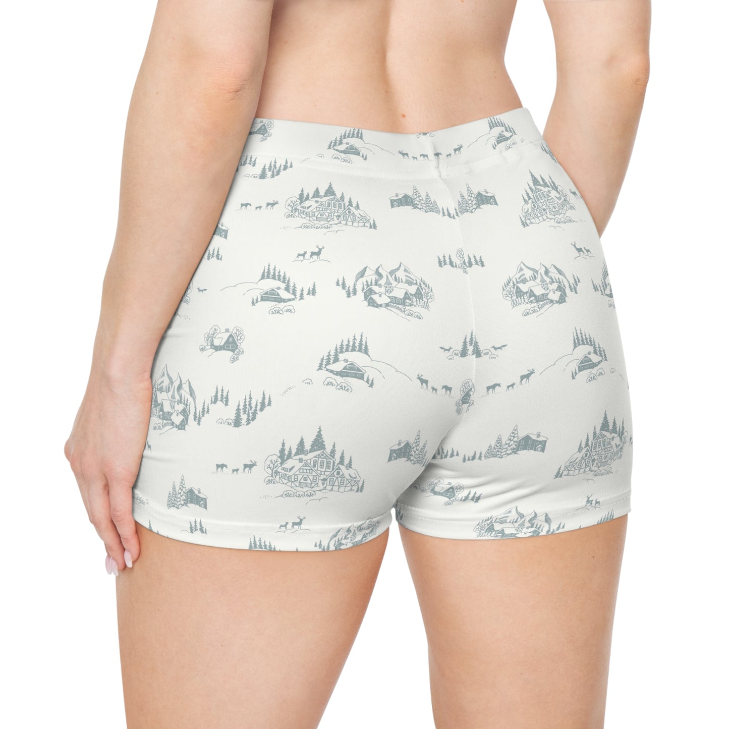 Christmas seamless pattern Women's Shorts (AOP)