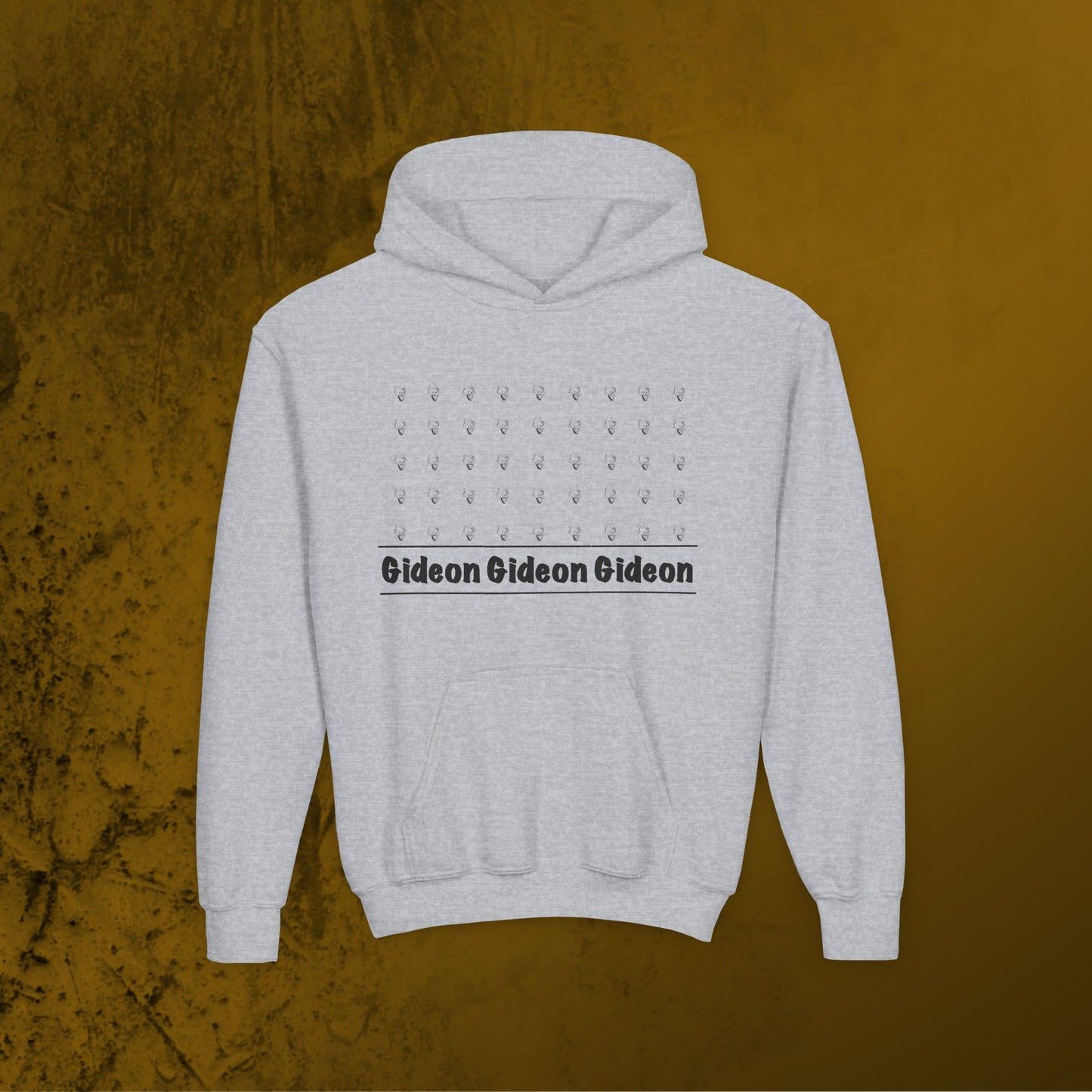 Gideon Dotted Youth Heavy Blend Hooded Sweatshirt