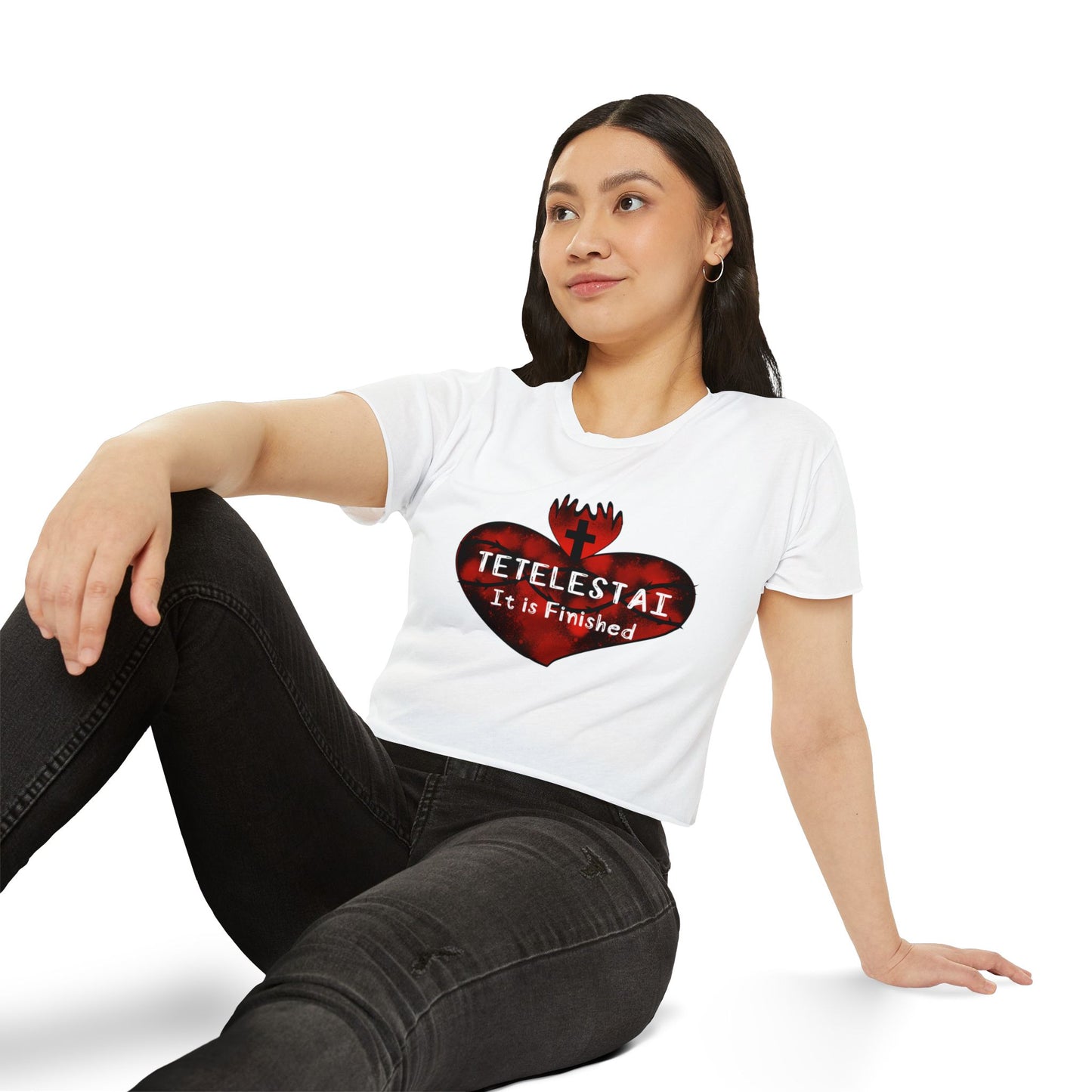 Tetelestai Women's Crop Top