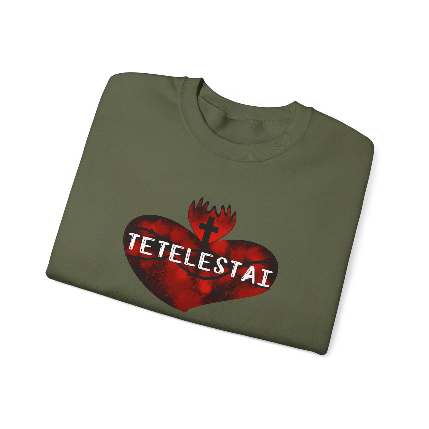 Tetelestai Unisex Heavy Blend Crewneck Sweatshirt