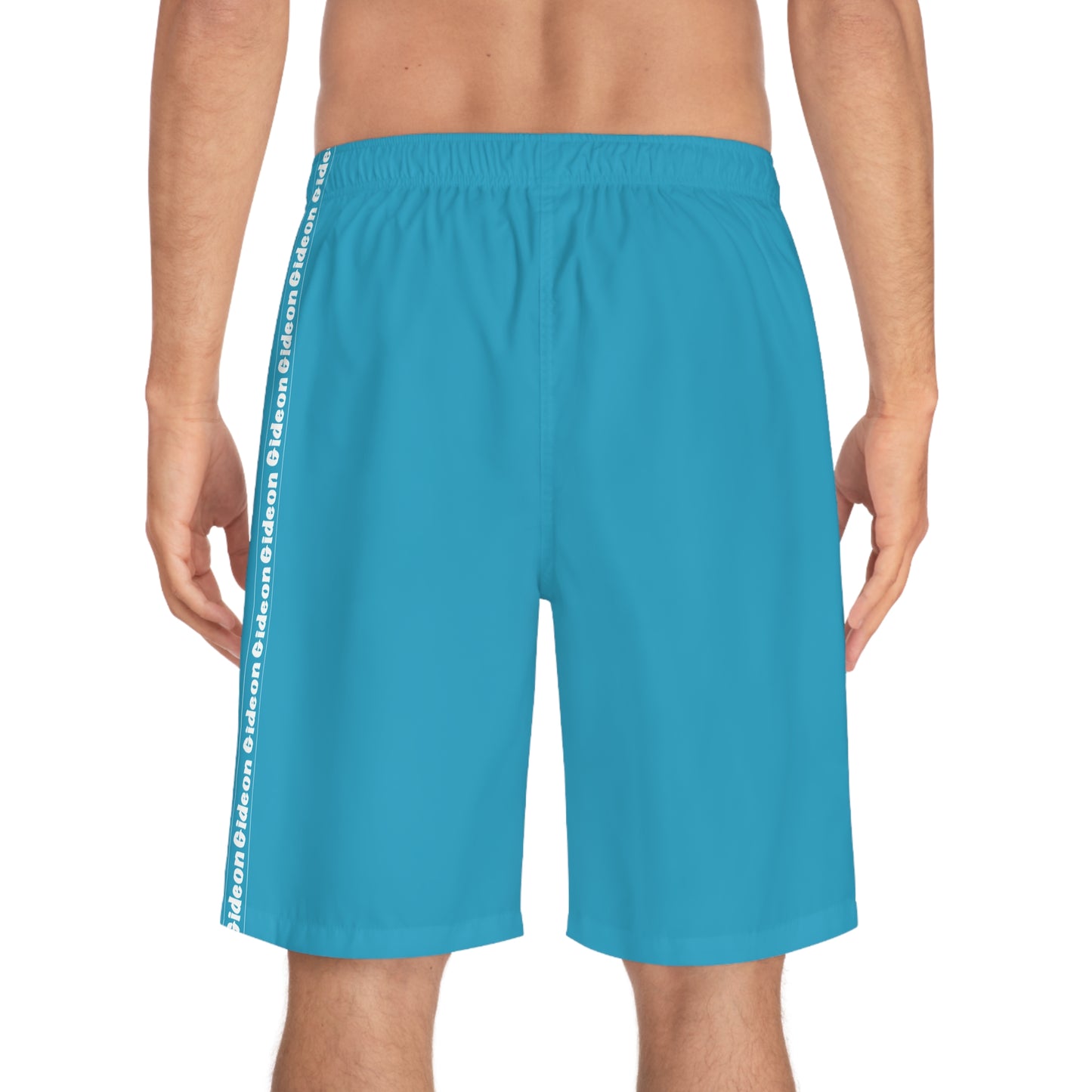 Gideon White on Blue Men's Board Shorts (AOP)